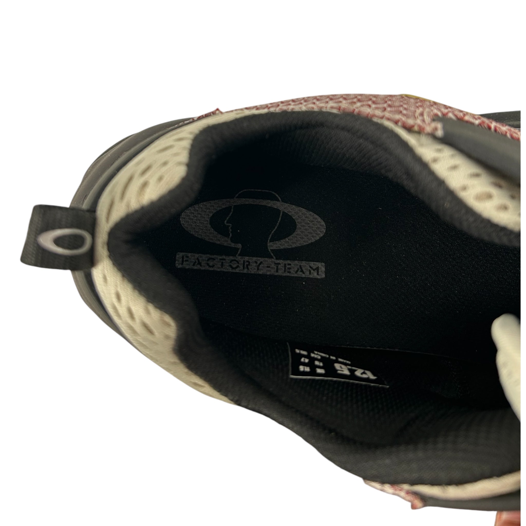OAKLEY/Brain Dead/Low-Sneakers/US 12.5/All Over Print/Cotton/MLT/U-Tip/MAROON /BURGUNDY view 3