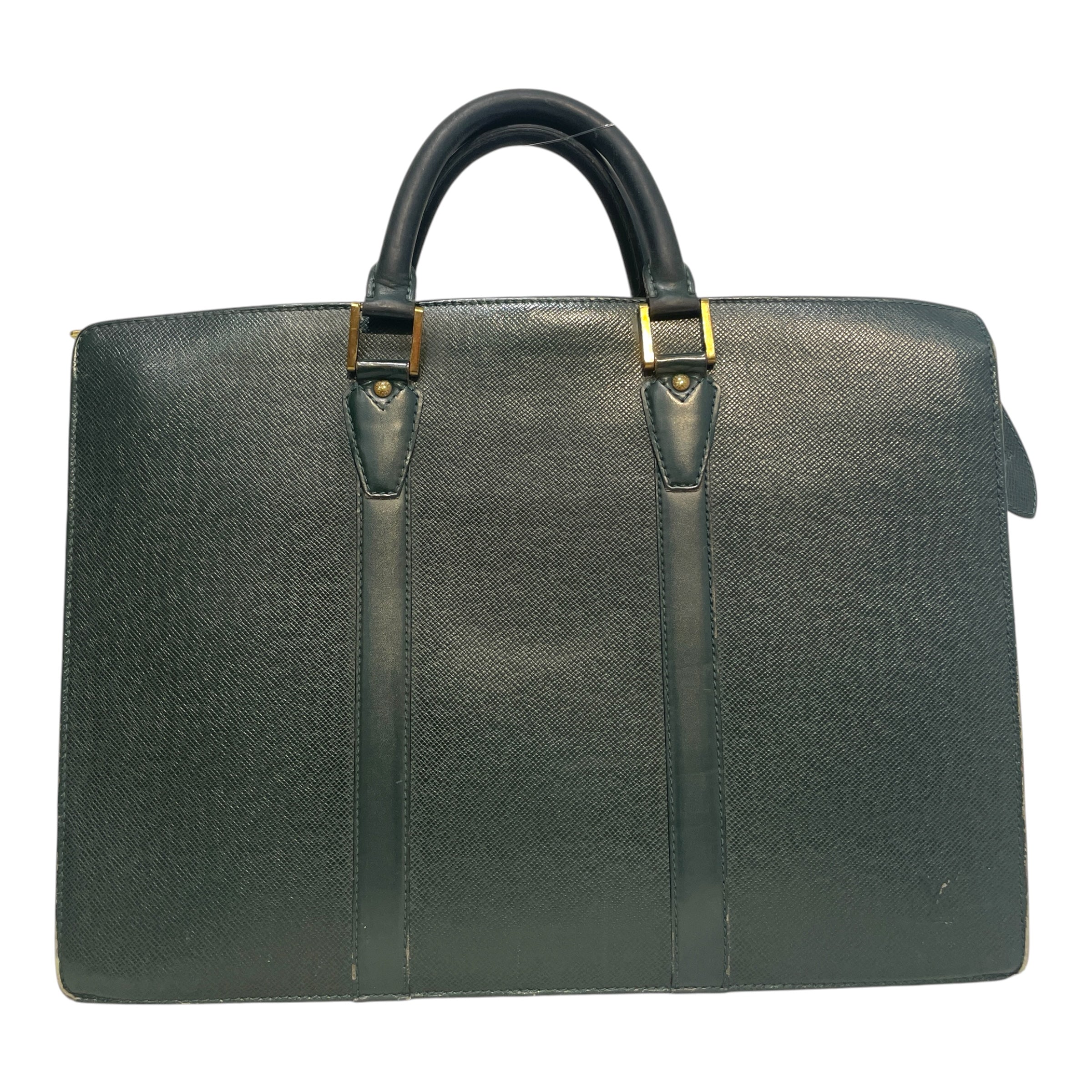 LOUIS VUITTON/Bag/Leather/GRN/Taiga Lozan Attachge Briefcase view 1