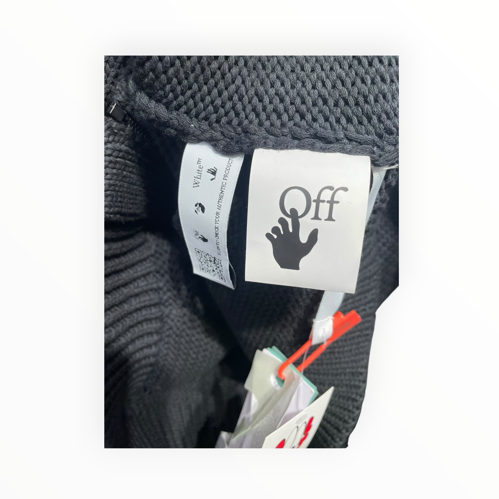 OFF-WHITE/Cardigan/L/Cotton/BLK/ view 4