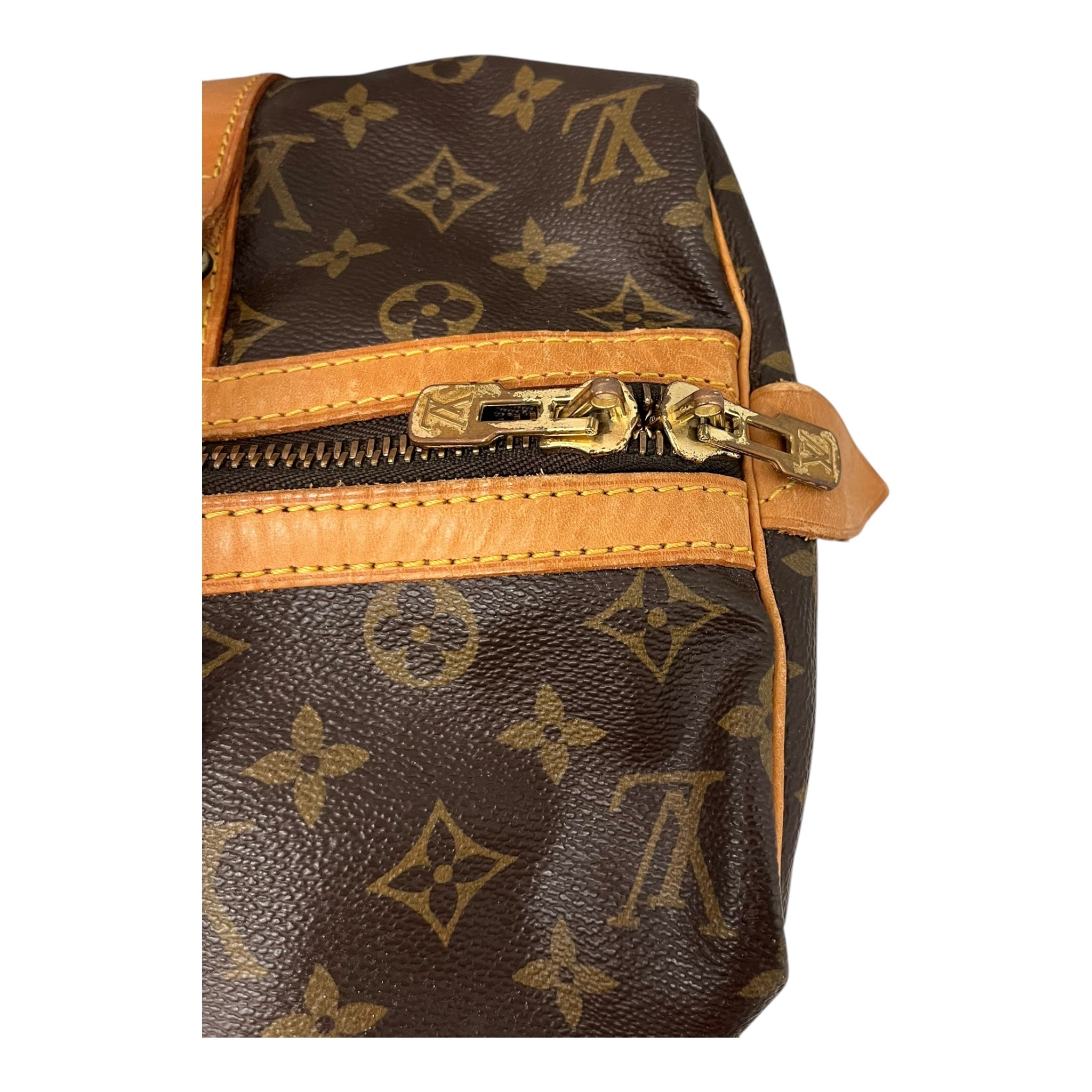 LOUIS VUITTON/Hand Bag/Monogram/Leather/BRW/sac souple view 4