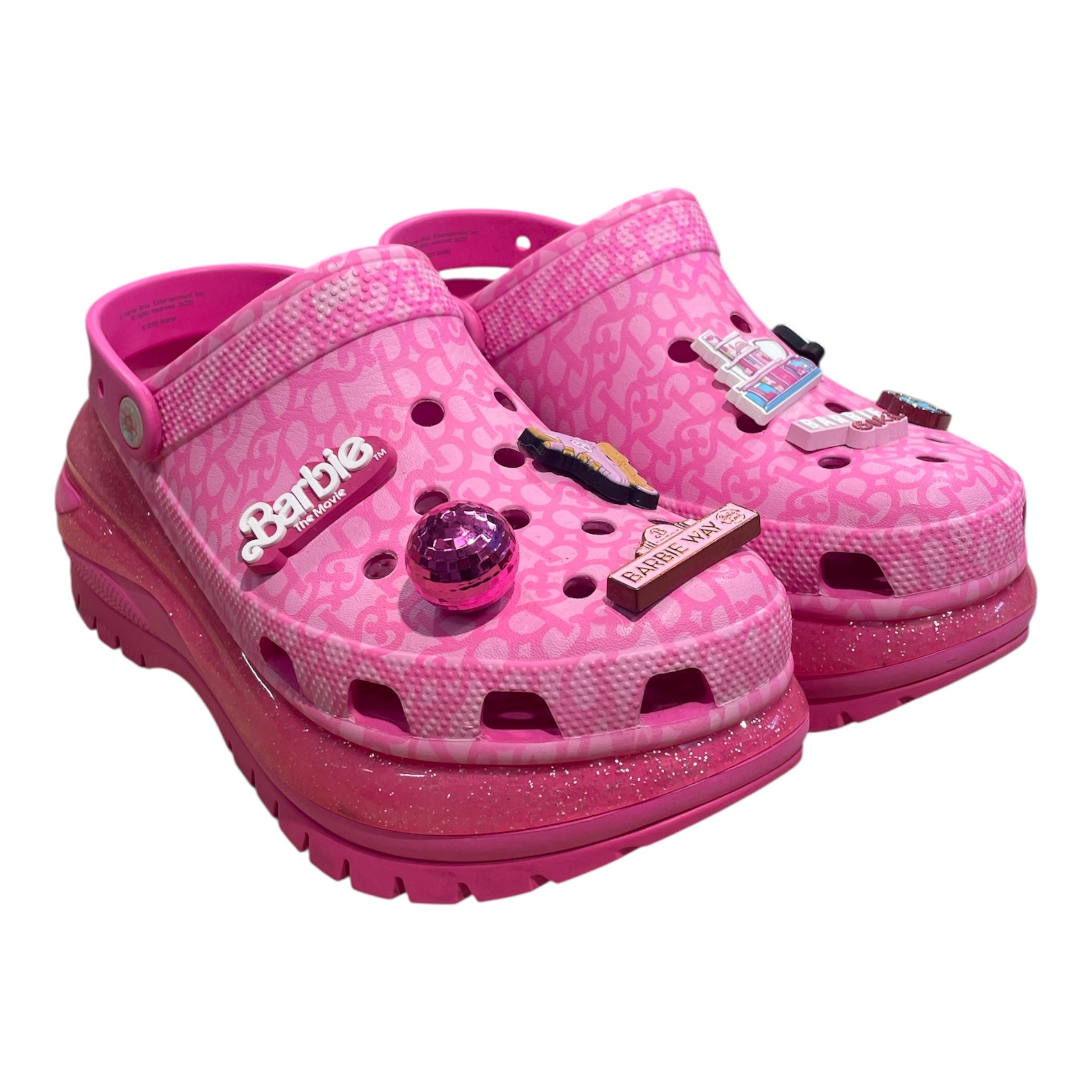 crocs/Sandals/US 11/All Over Print/PNK/ view 1