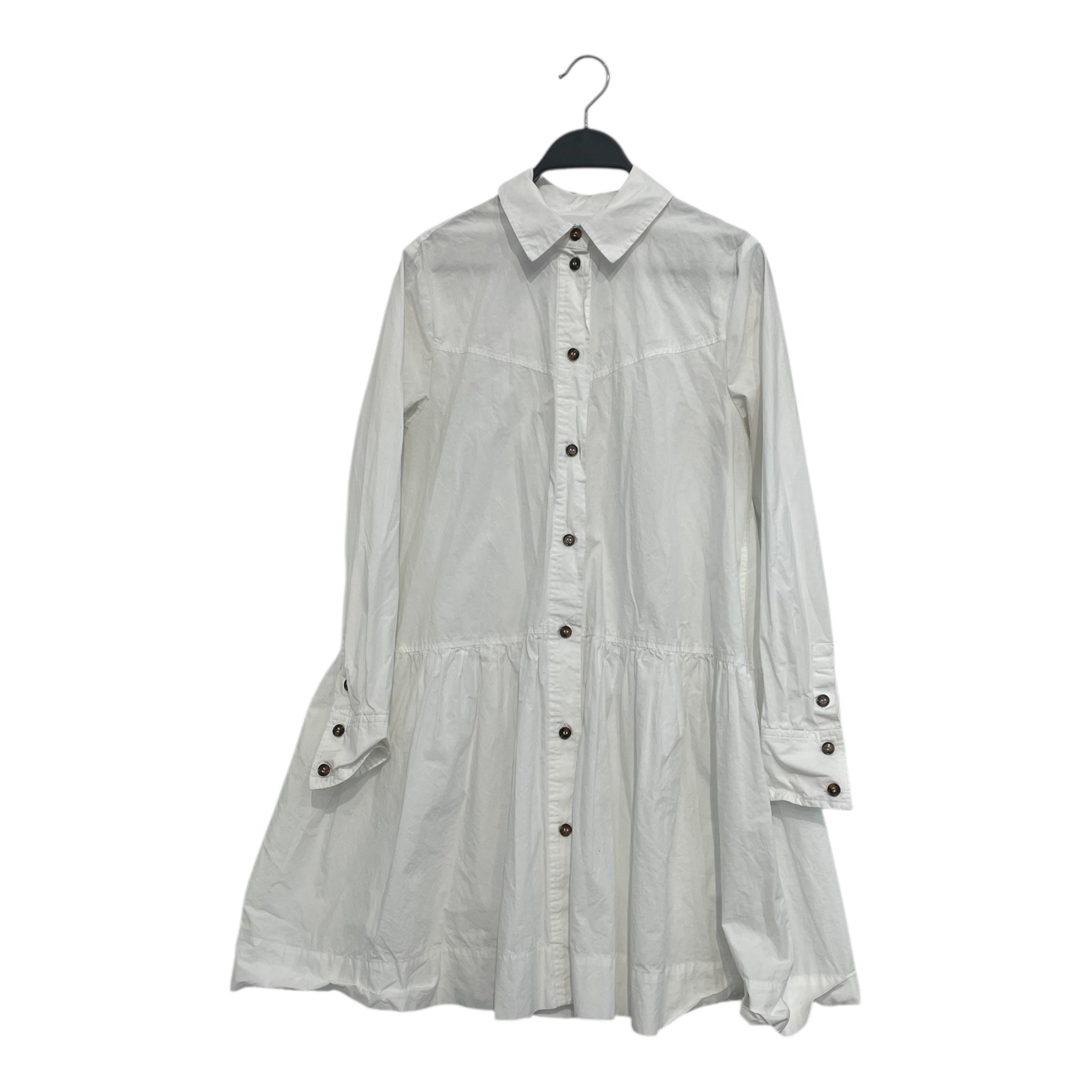 GANNI/Dress/34/Cotton/WHT/ganni view 1