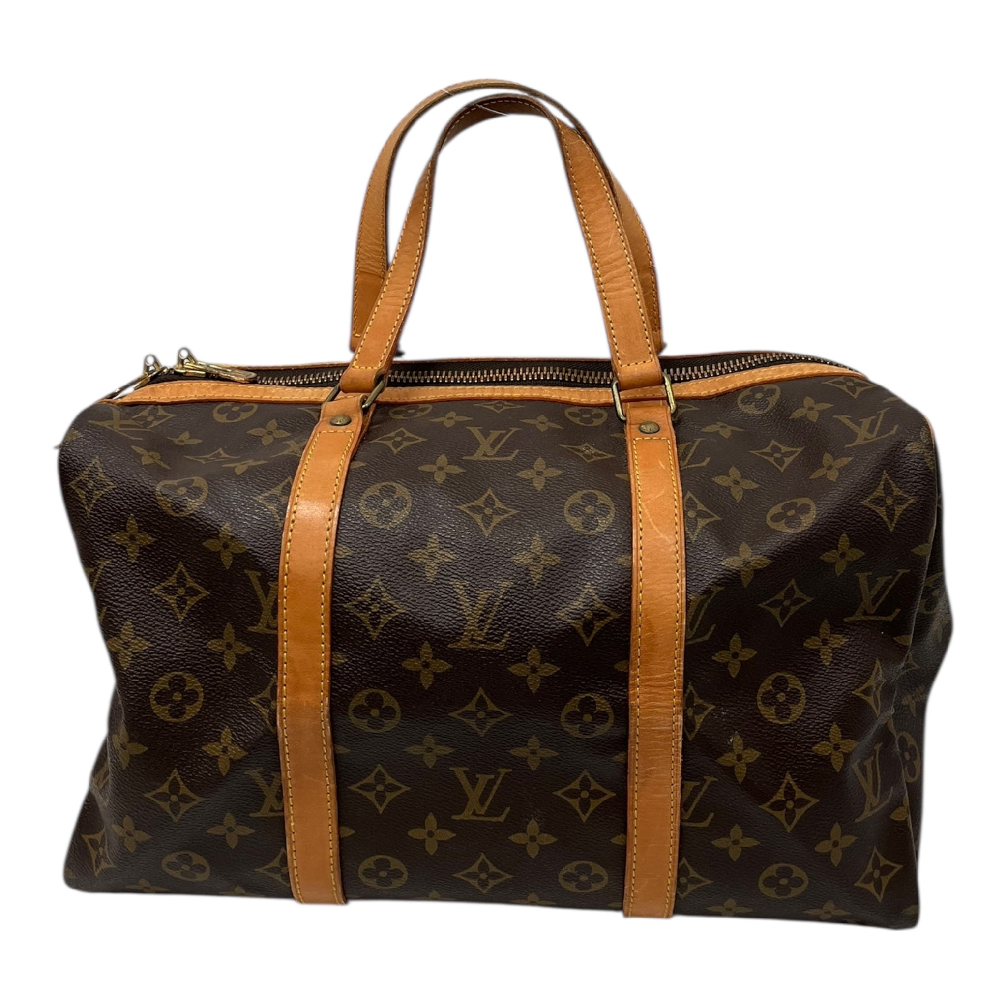 LOUIS VUITTON/Hand Bag/Monogram/Leather/BRW/sac souple view 1