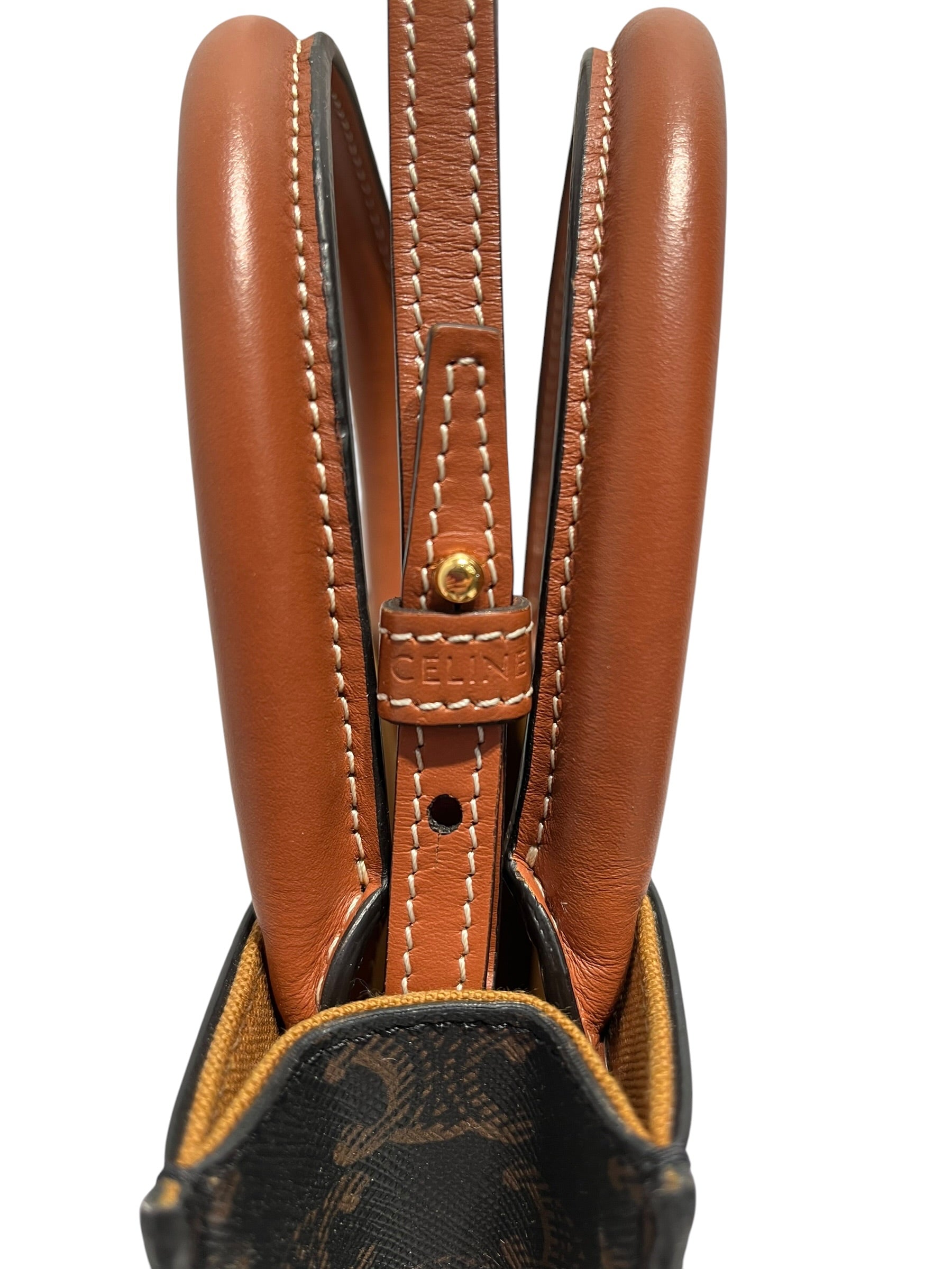 CELINE/Bag/Monogram/Leather/BRW/VERTICAL CABAS TOTE view 6