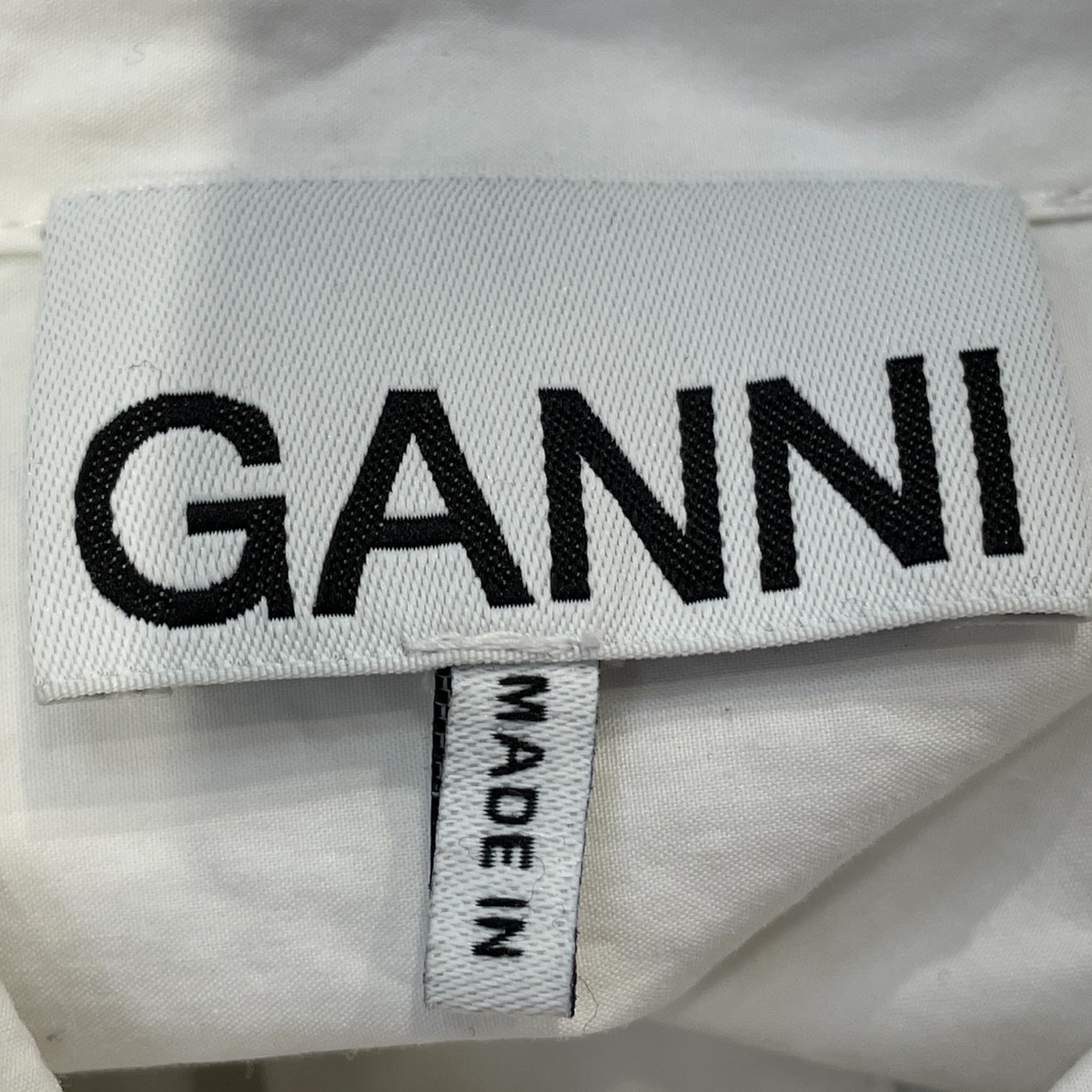 GANNI/Dress/34/Cotton/WHT/ganni view 4