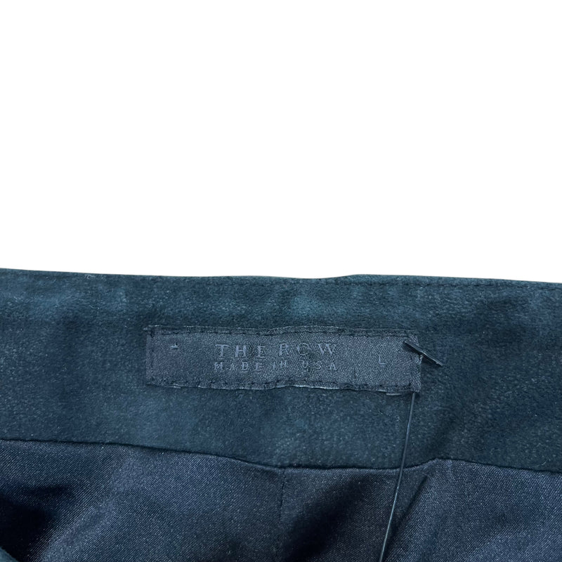 THE ROW/Bottoms/L/Leather/BLK/side zipper