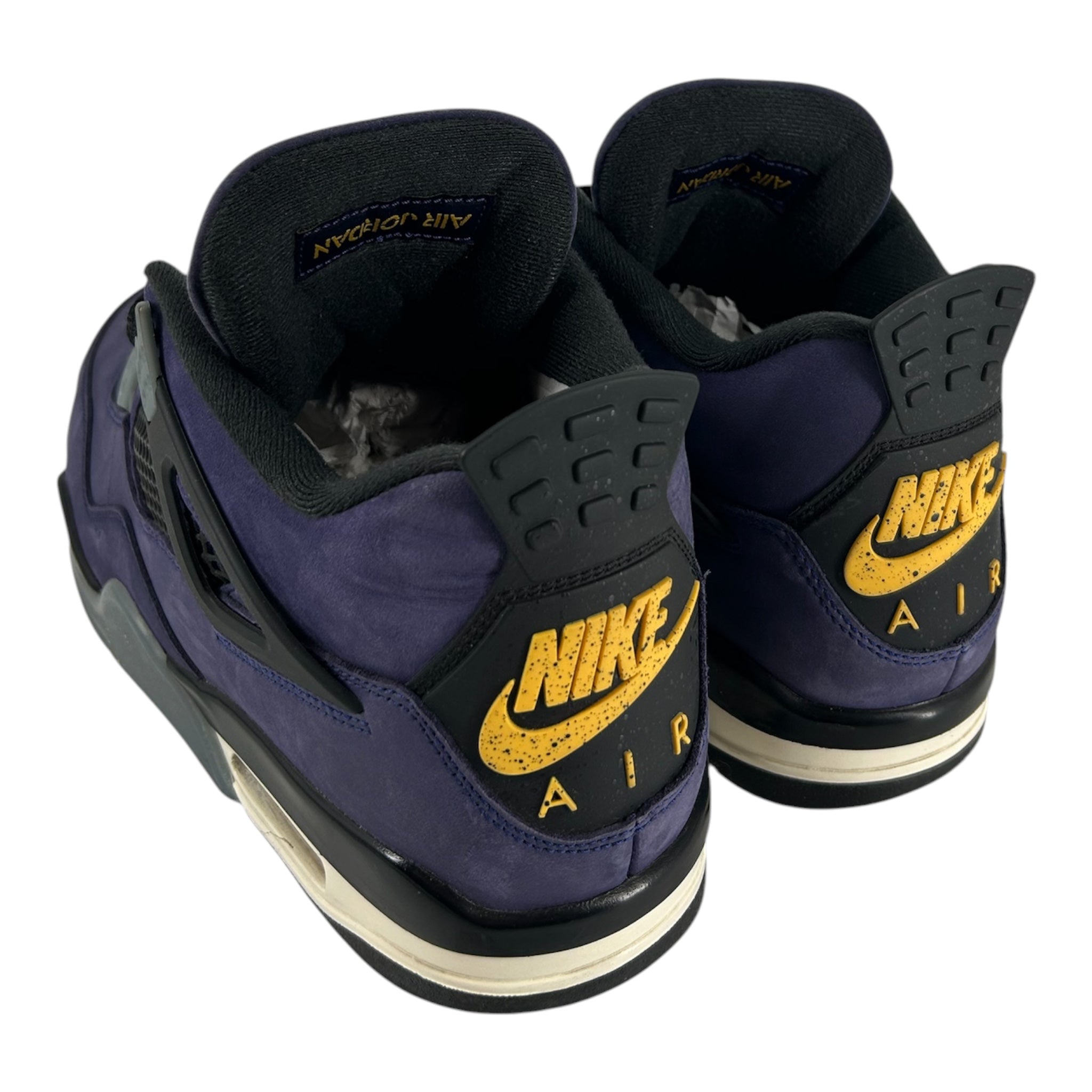 JORDAN BRAND/Hi-Sneakers/US 11/Suede/PPL/JORDAN 4 LAKERS view 2