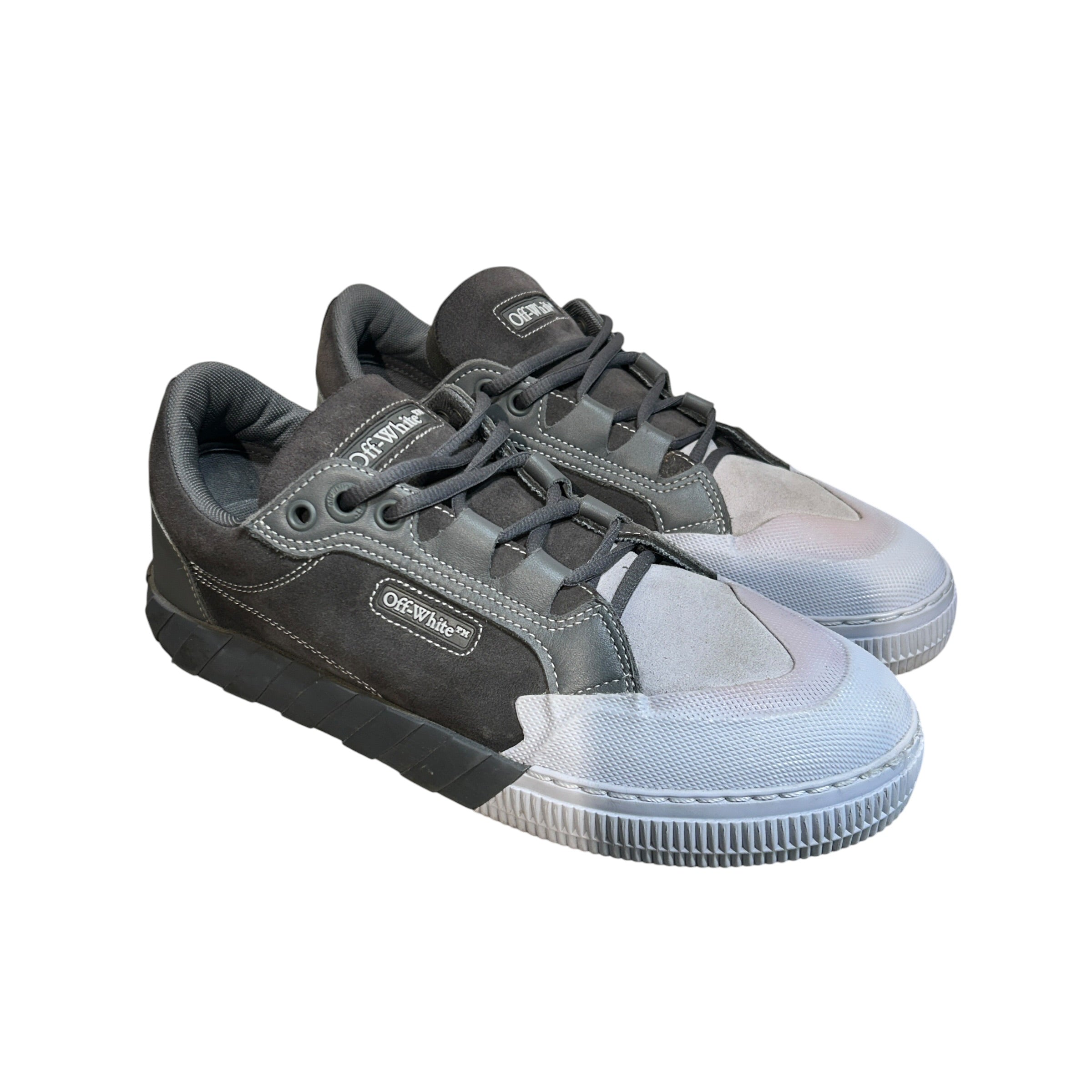 OFF-WHITE/Low-Sneakers/US 10/Leather/GRY/vulcanized 779 view 1