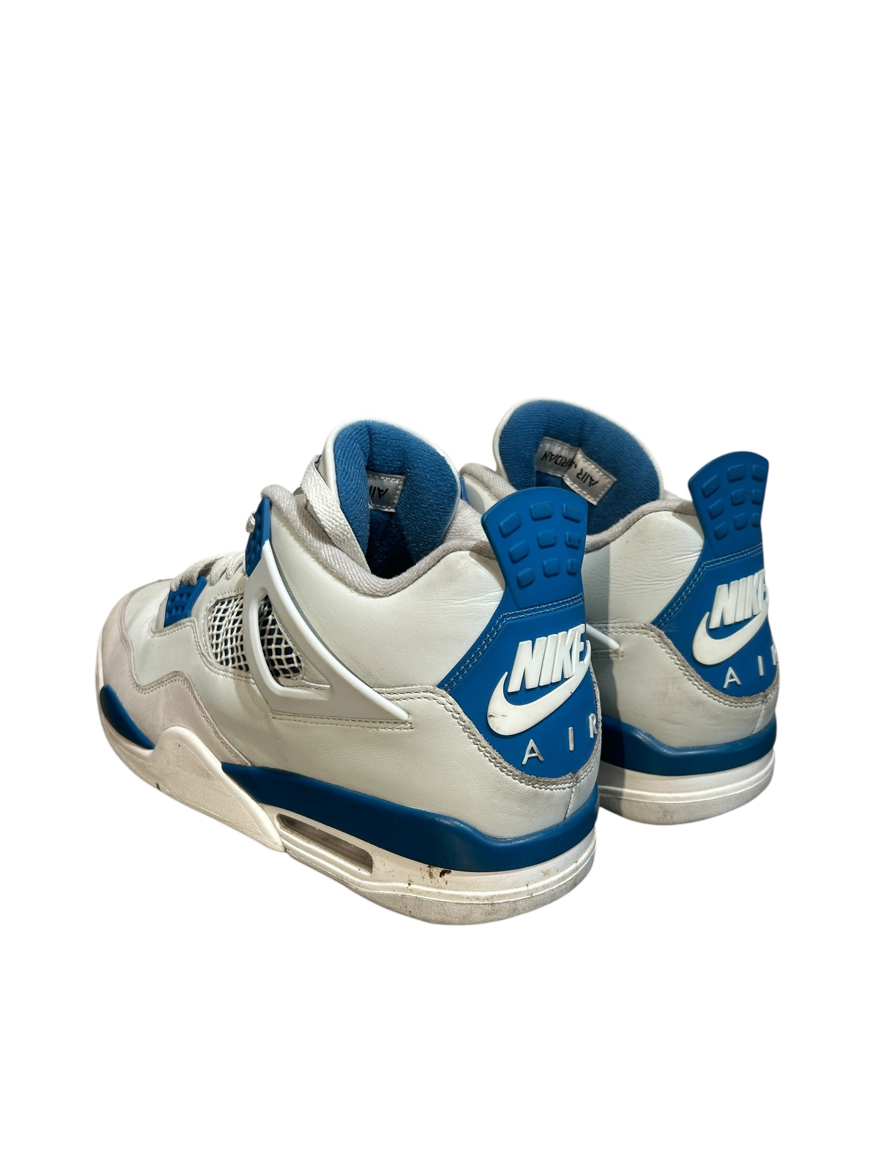 NIKE/Hi-Sneakers/US 12/Leather/WHT/Air Jordan 4 Military Blue view 2