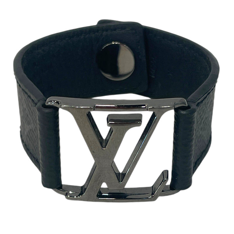 LOUIS VUITTON/OS/Monogram/Leather/BLK/Watch Band