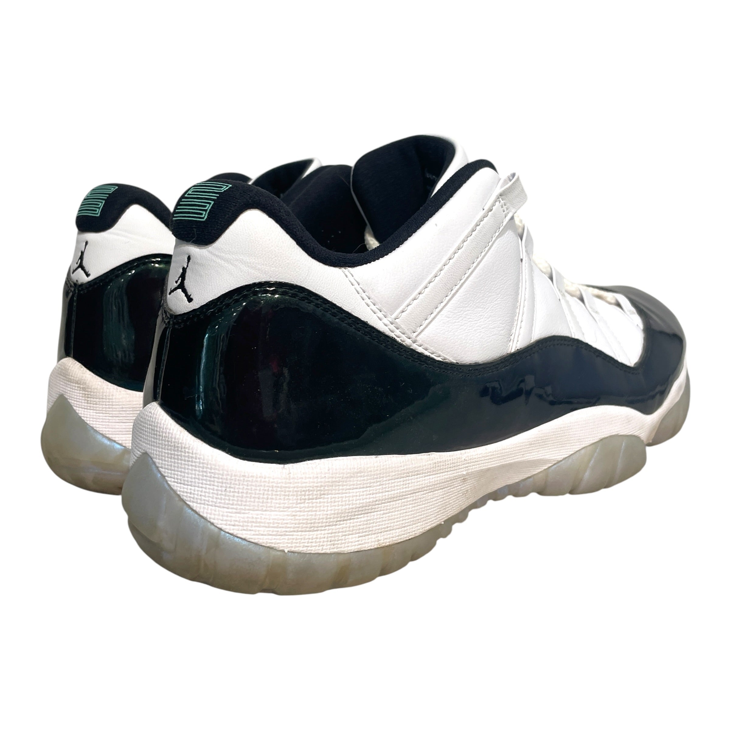 JORDAN BRAND/Hi-Sneakers/US 14/Leather/BLK/Jordan 11 Low "Emerald Green view 3