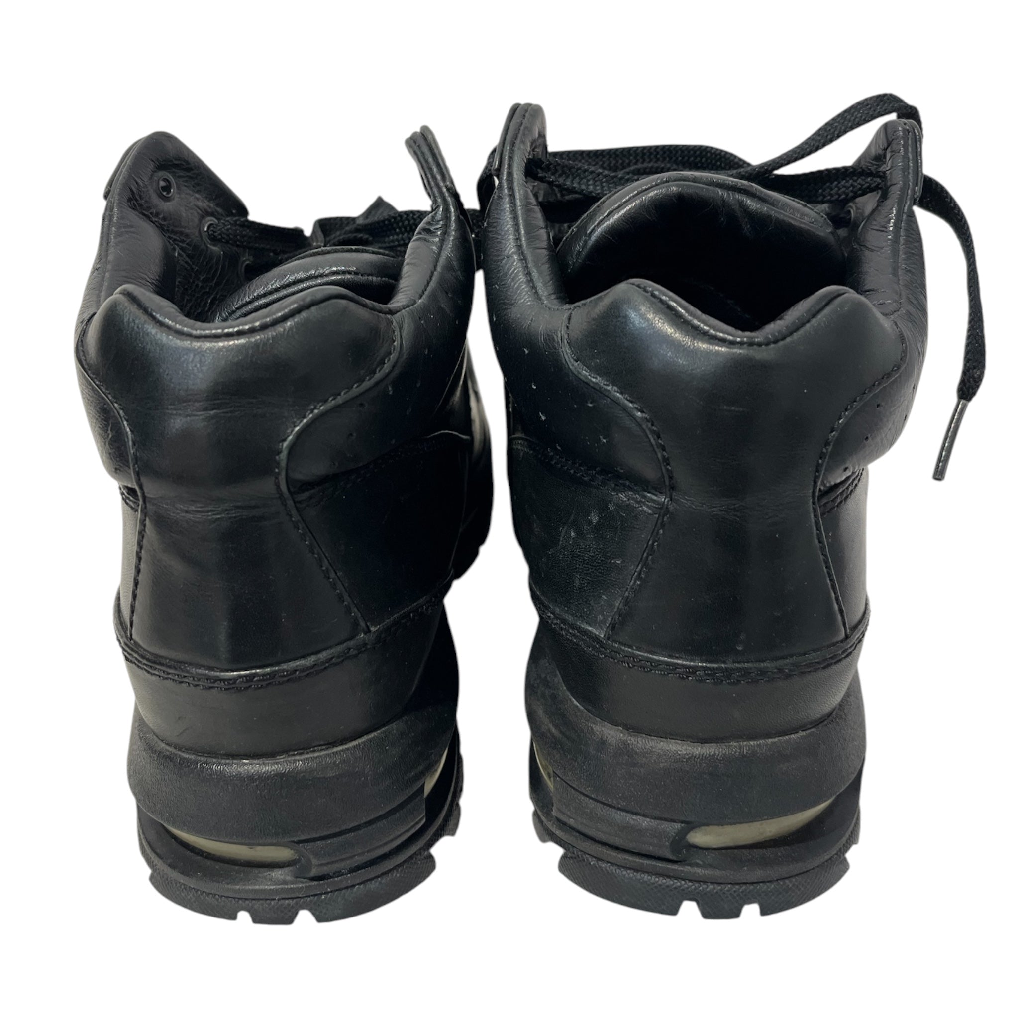 NIKE ACG/Hi-Sneakers/US 9.5/Leather/BLK/GOADOME"TRIPLE BLACK view 3