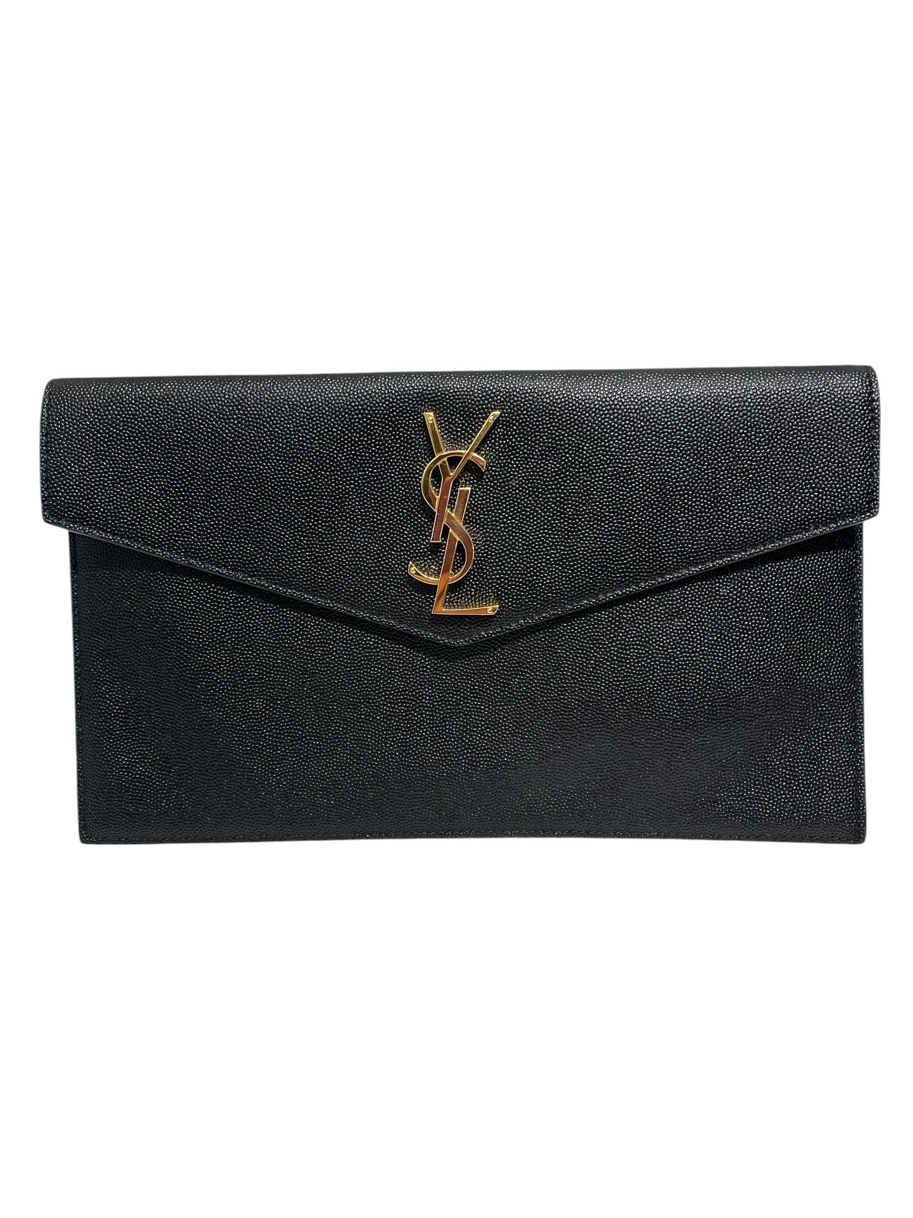 SAINT LAURENT/Bag/Leather/BLK/UPTOWN CLUTCH view 1