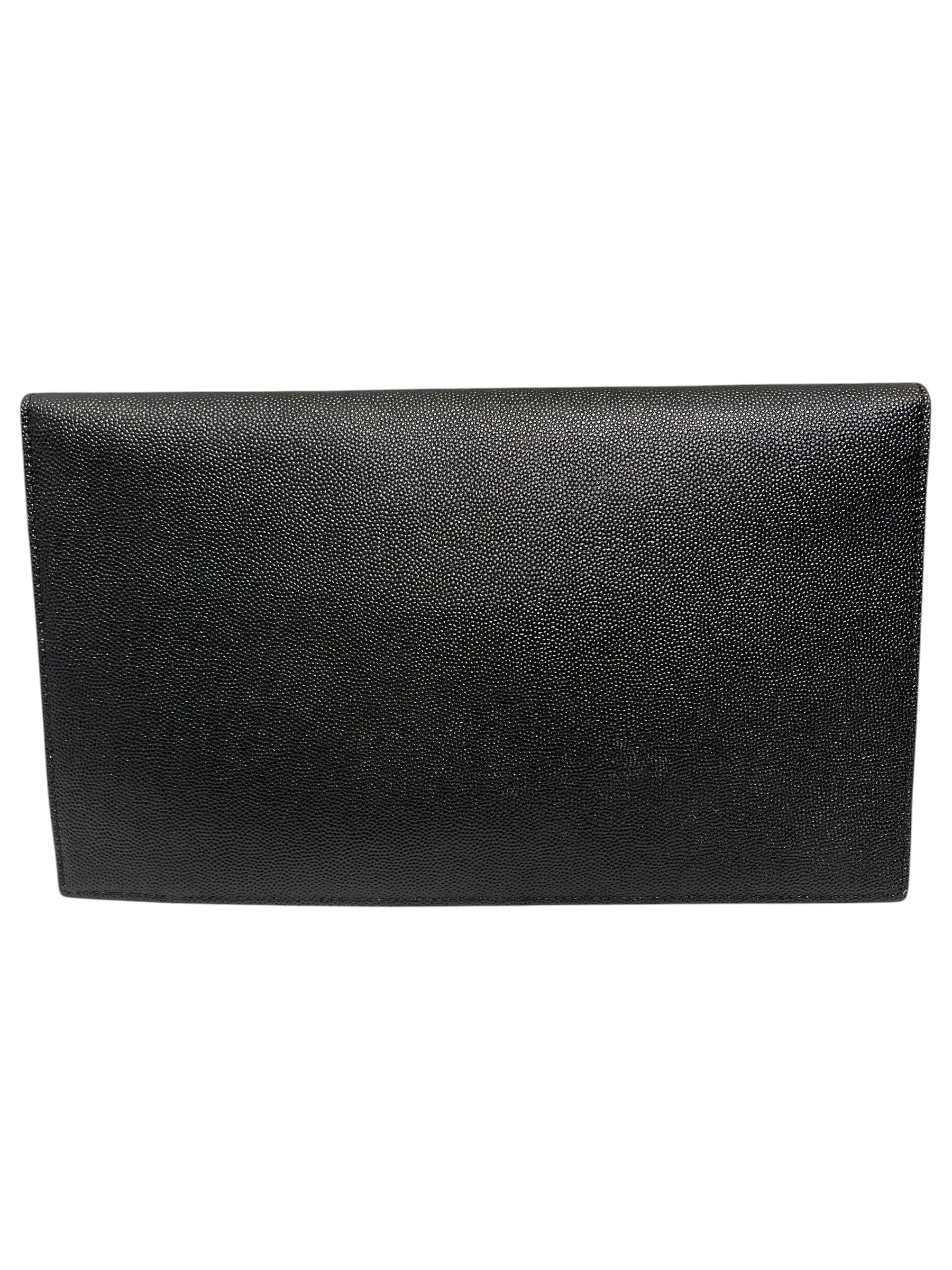 SAINT LAURENT/Bag/Leather/BLK/UPTOWN CLUTCH view 2