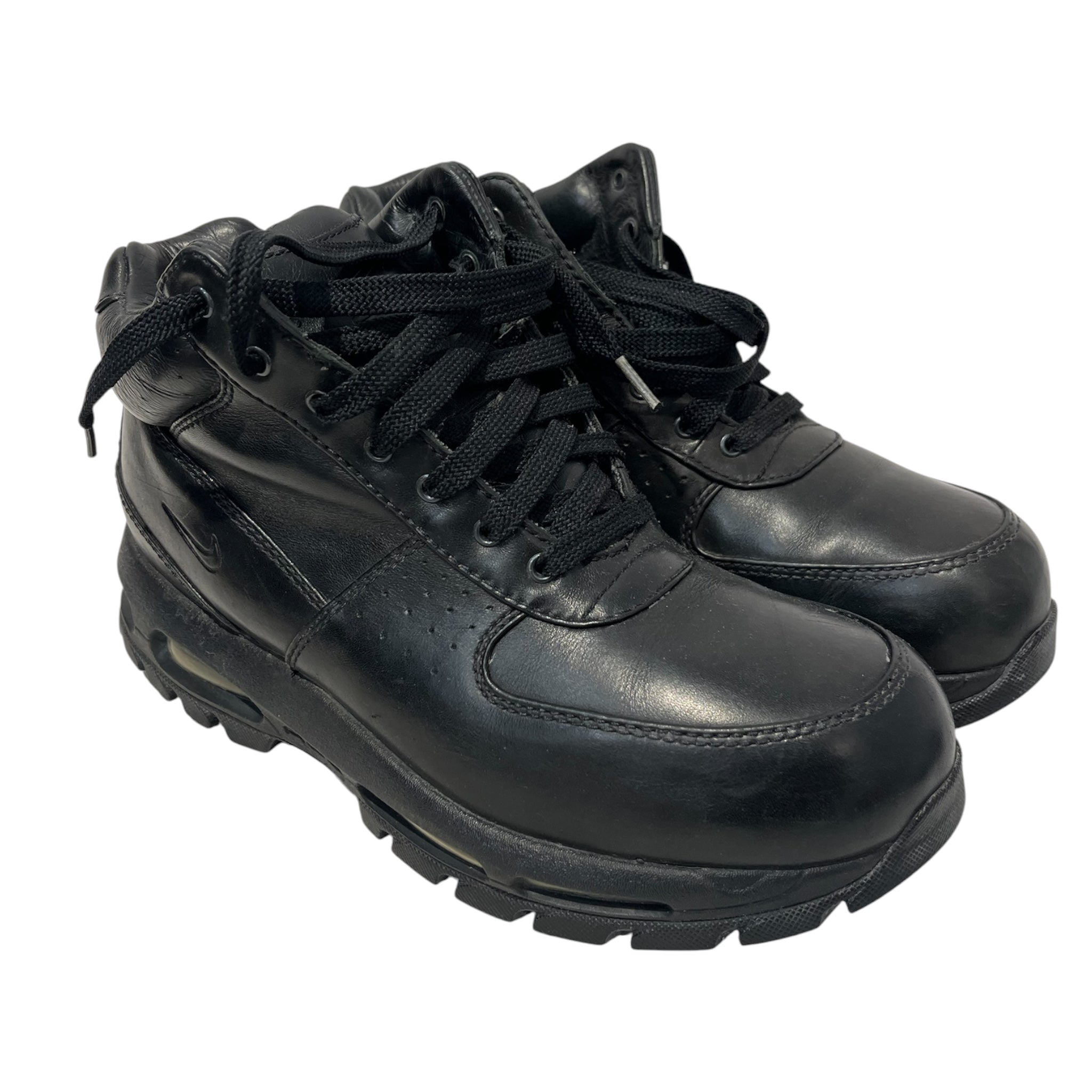 NIKE ACG/Hi-Sneakers/US 9.5/Leather/BLK/GOADOME"TRIPLE BLACK view 5