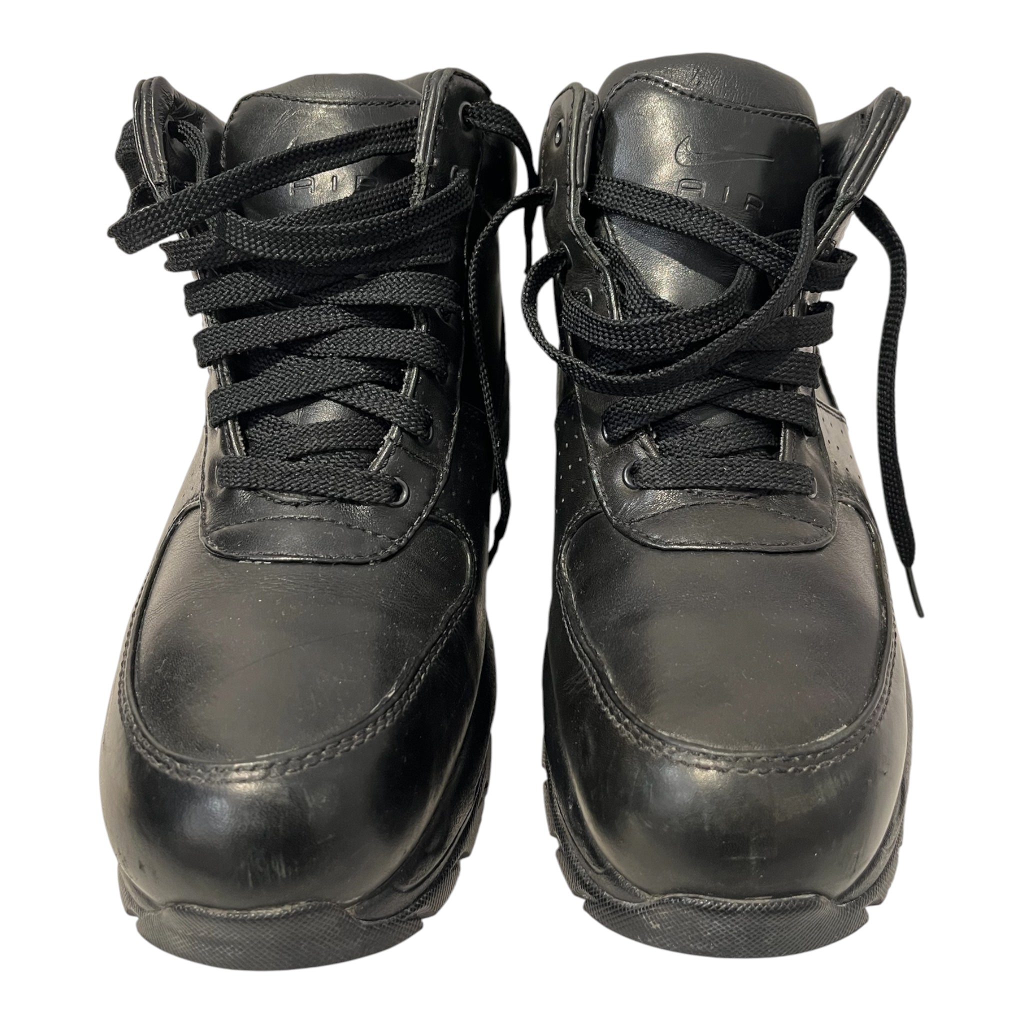 NIKE ACG/Hi-Sneakers/US 9.5/Leather/BLK/GOADOME"TRIPLE BLACK view 6