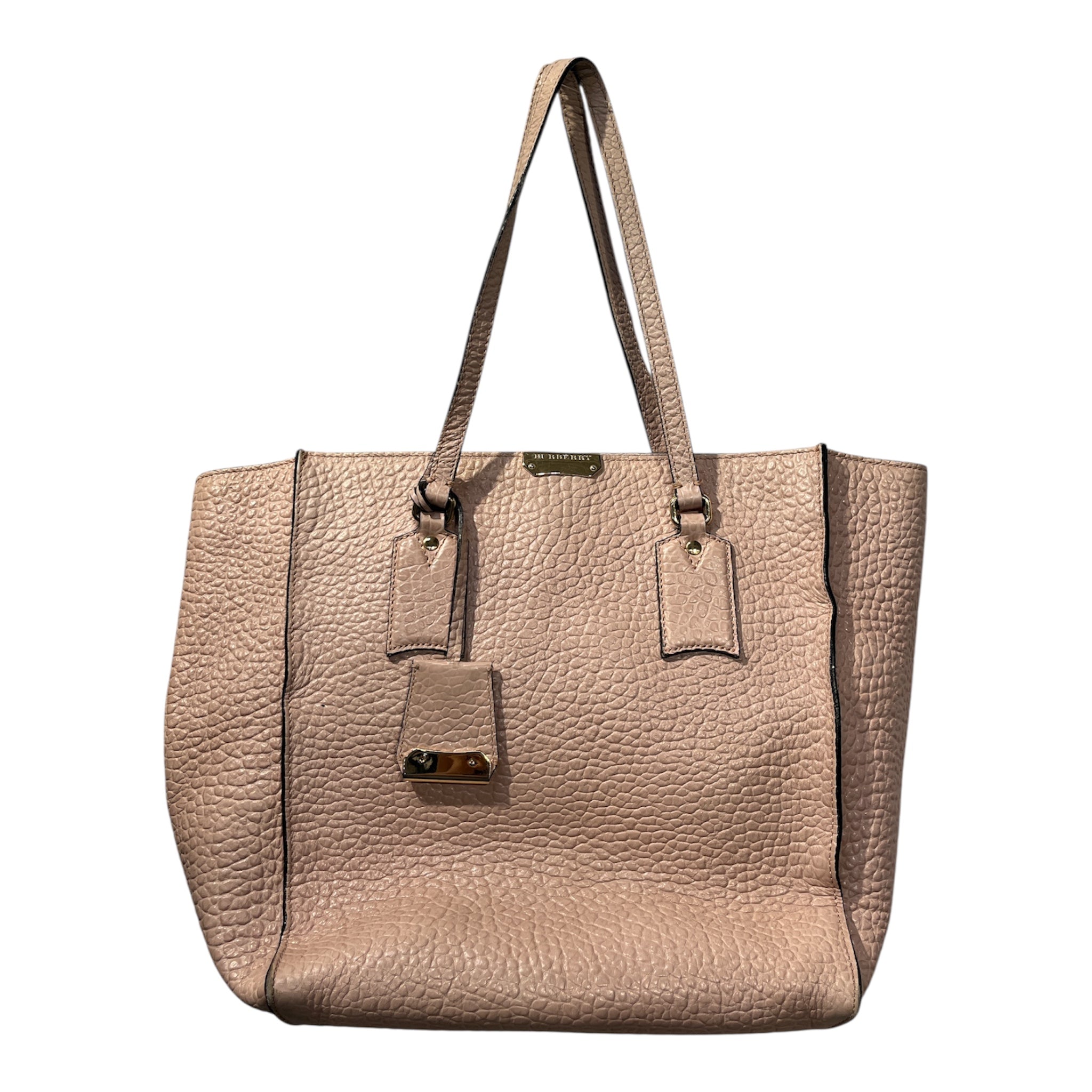BURBERRY/Hand Bag/Leather/PNK/Heritage Leather Handbag view 1