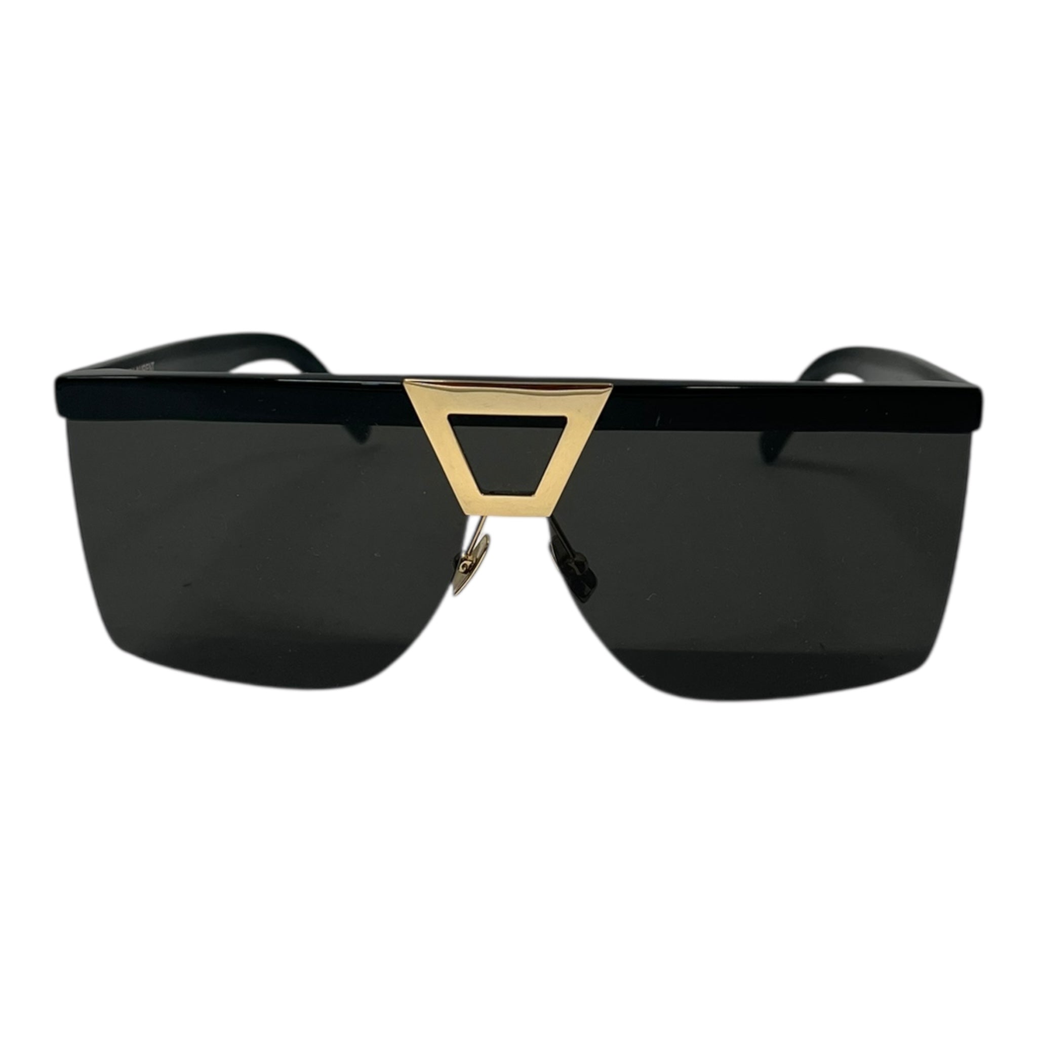 SAINT LAURENT/Sunglasses/Plastic/BLK/Rimless/GOLD NOSE BRIDGE view 1