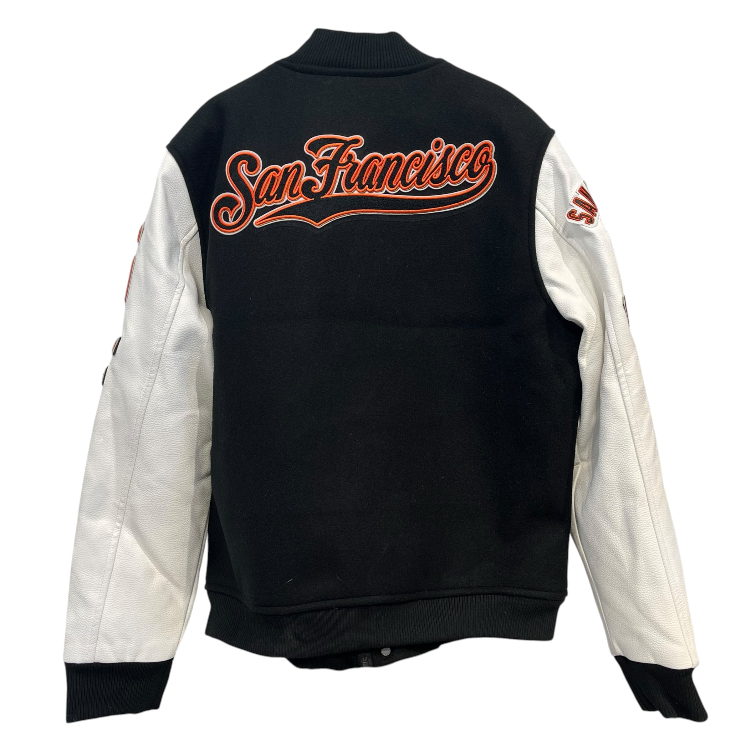 MLB/Baseball Jkt/XL/Polyester/BLK/PRO STANDARD SF GIANTS VARSITY view 2