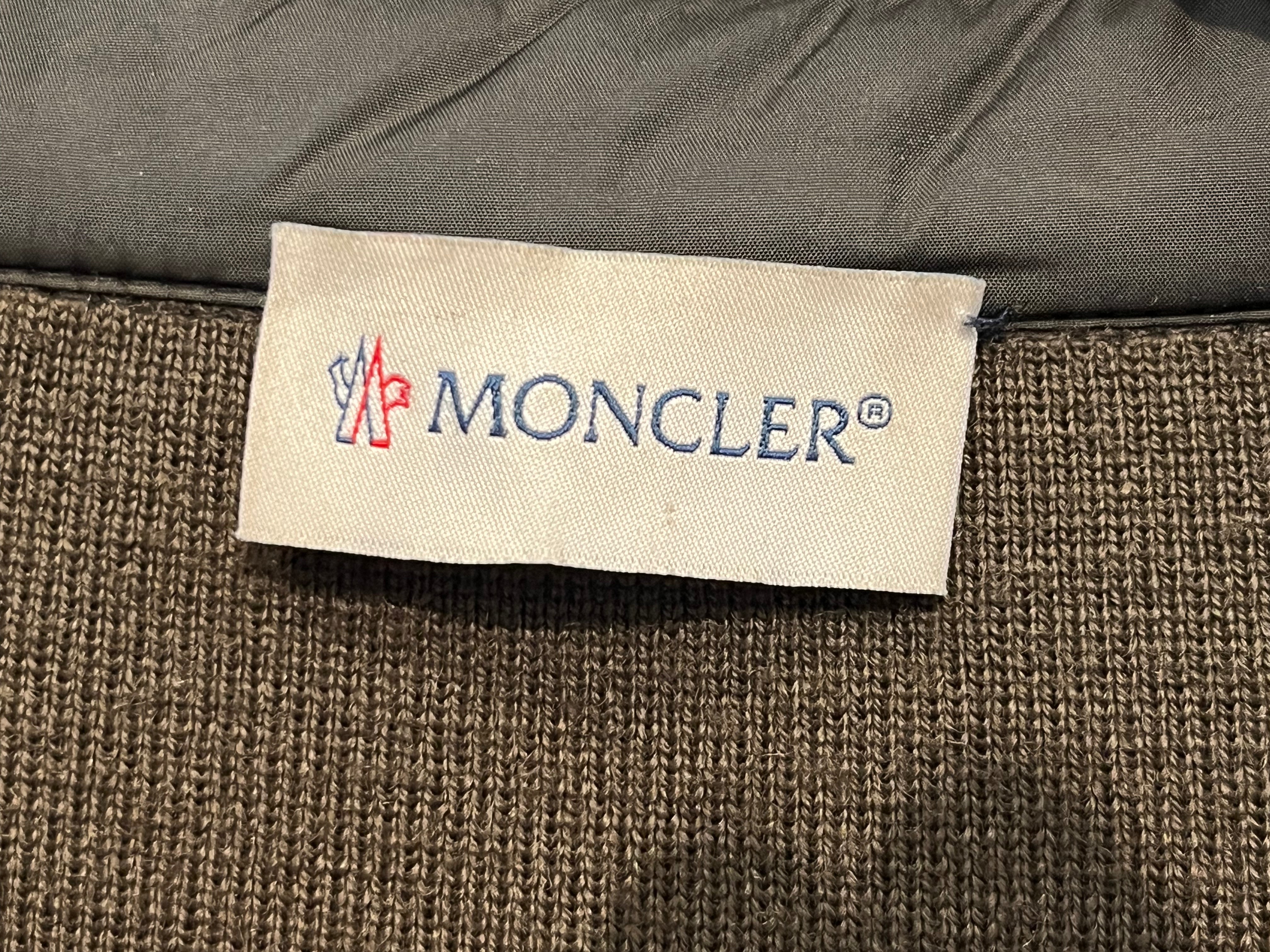 MONCLER/Jacket/L/Nylon/KHK/RN116347 maglione cardigan view 3