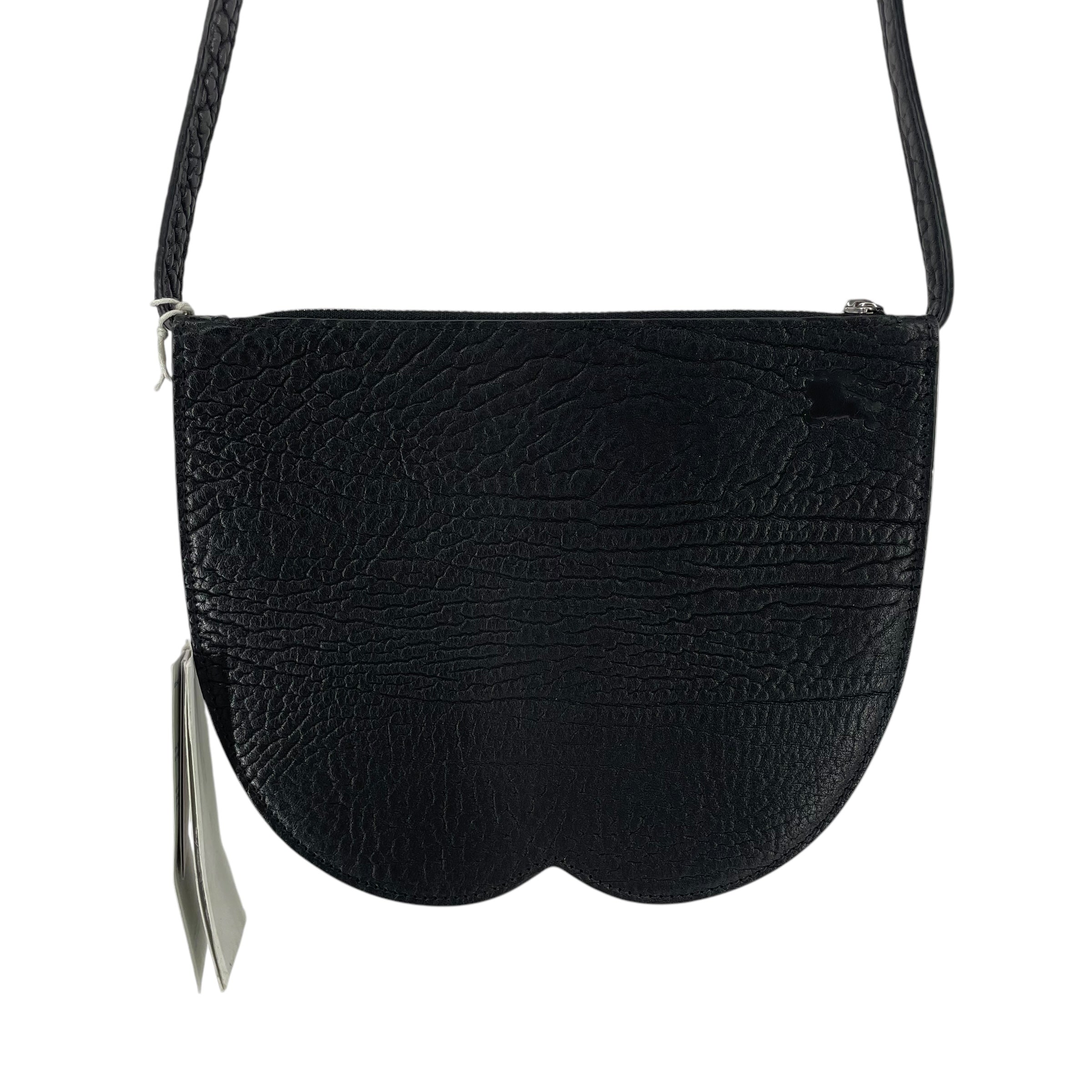 BURBERRY LONDON/Cross Body Bag/Leather/BLK/bell bag view 4