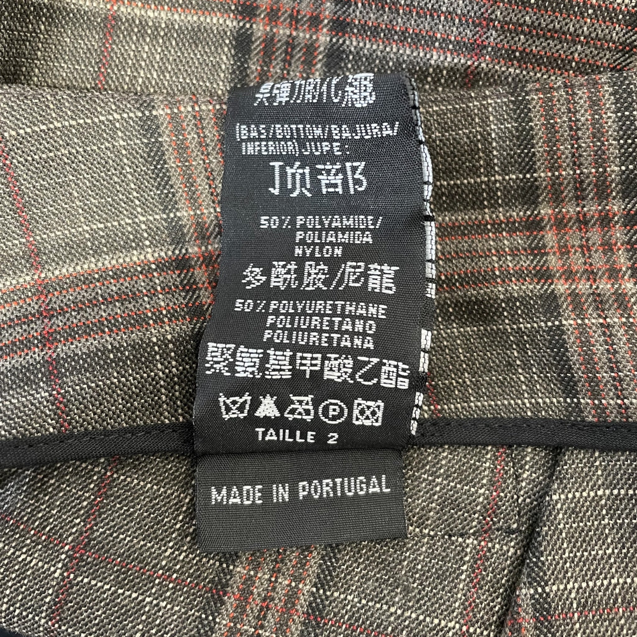 cop.copine/Skirt/2/Plaid/Polyester/BRW/19732043062 view 4