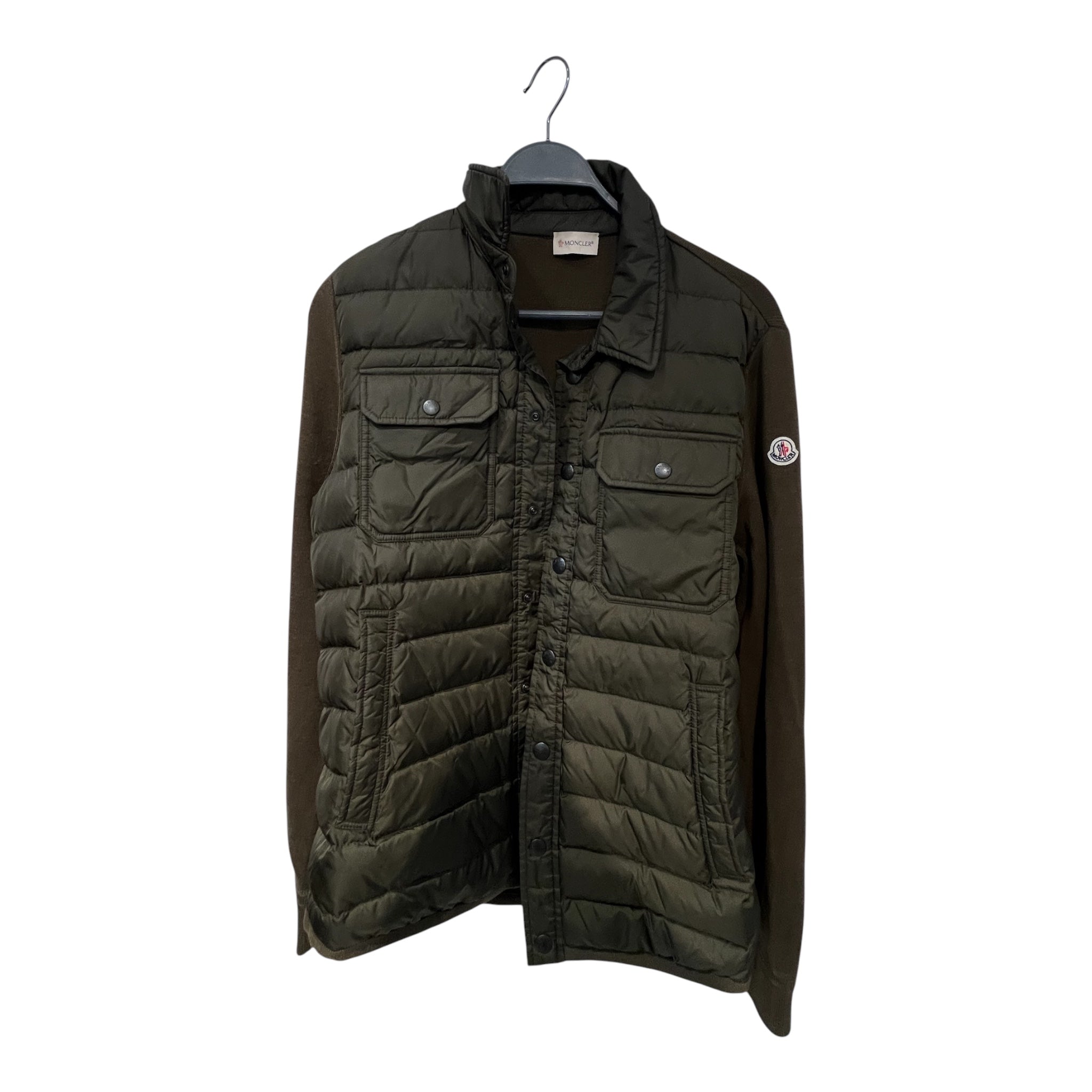 MONCLER/Jacket/L/Nylon/KHK/RN116347 maglione cardigan view 1