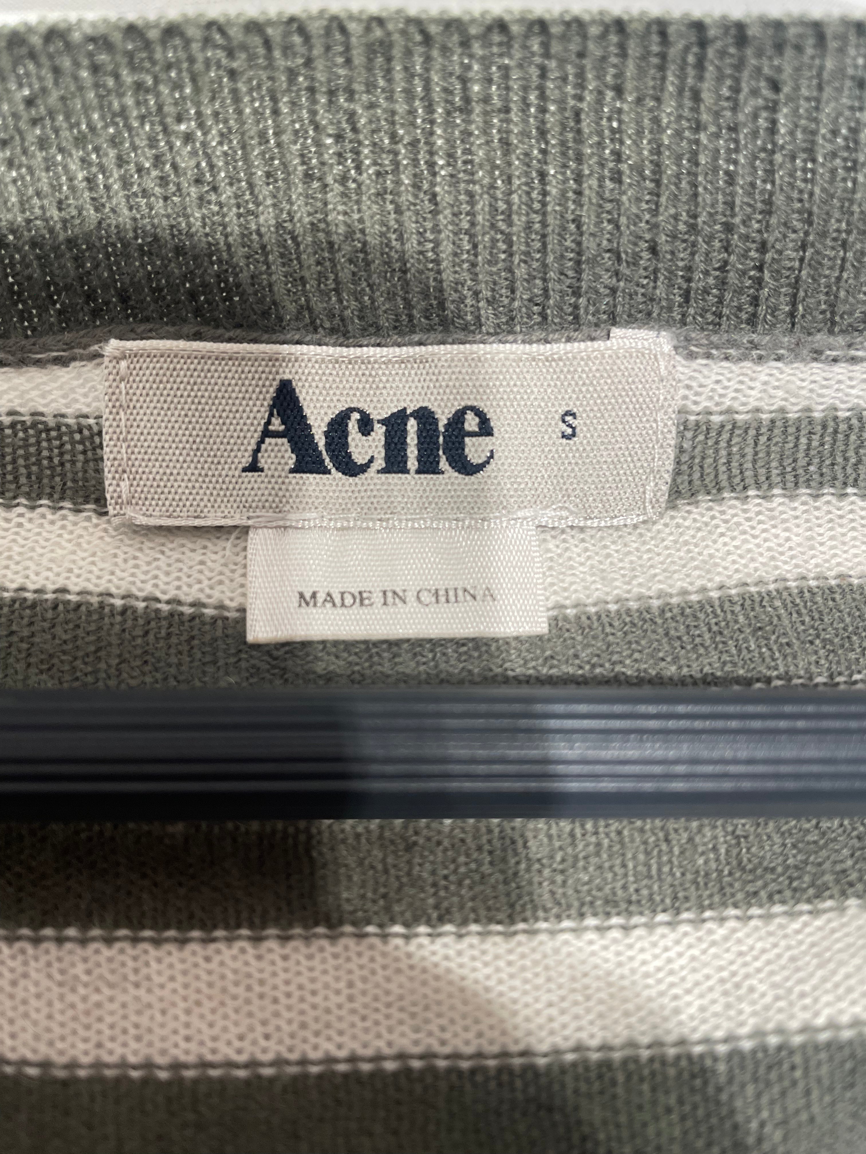 Acne Studios/Cardigan/S/Stripe/Cotton/GRN/ view 3