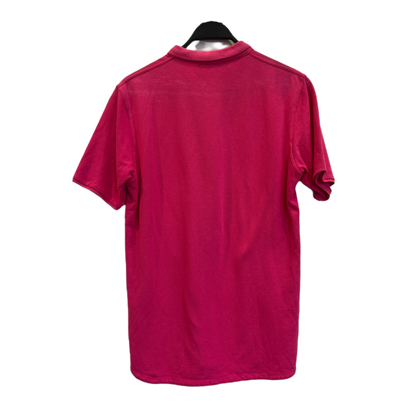 RAF SIMONS/FRED PERRY/Polo Shirt/L/Cotton/PNK/SM5009
