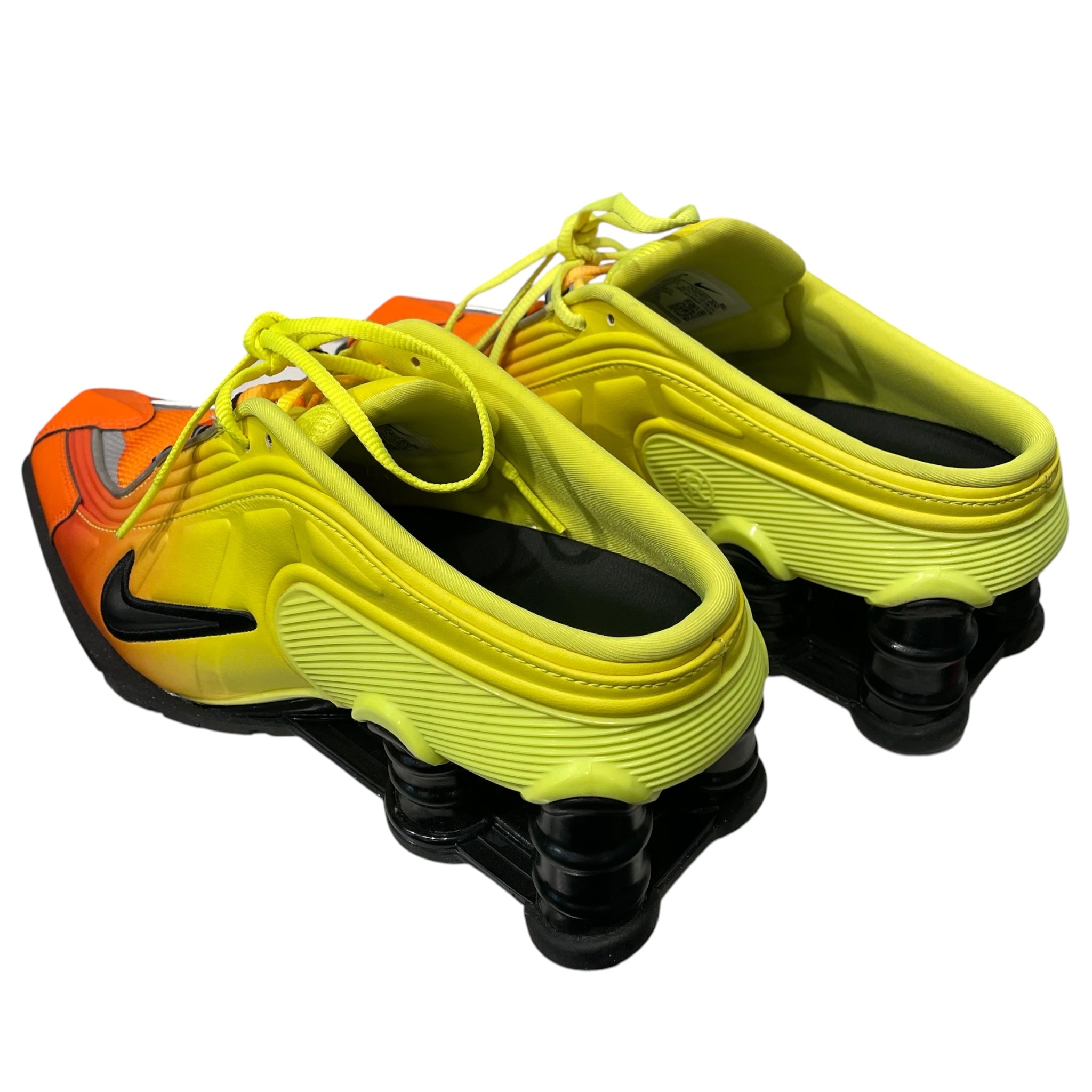NIKE/MARTINE ROSE/Shoes/EU 40.5/ORN/Slip-on/NIKE SHOX ORNG/YLLW view 2
