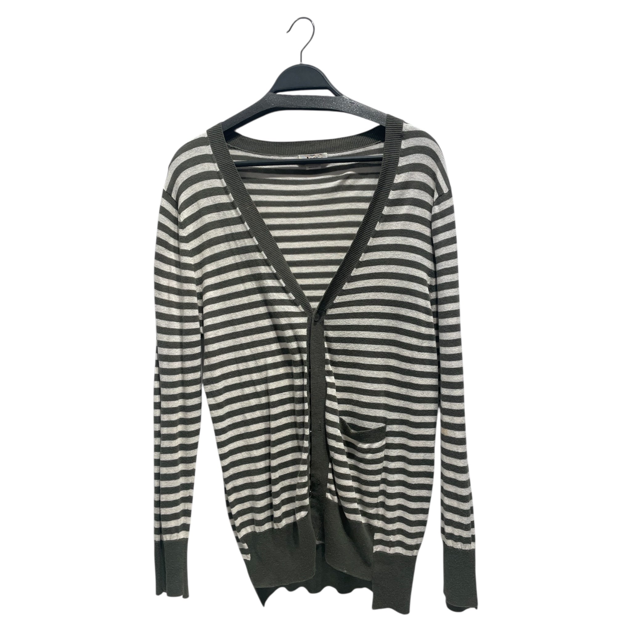 Acne Studios/Cardigan/S/Stripe/Cotton/GRN/ view 1