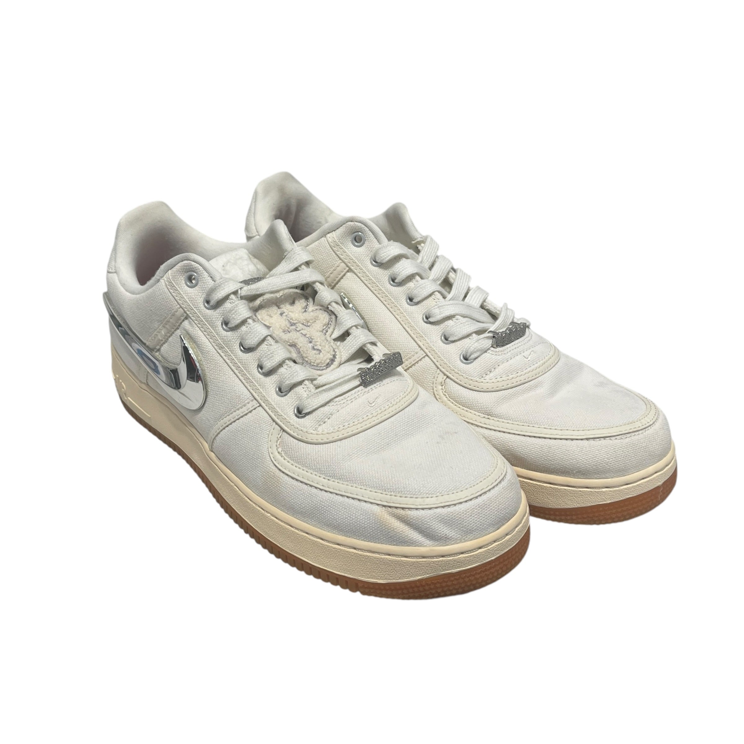 NIKE/Low-Sneakers/US 14/Cotton/WHT/TRAVIS SCOTT AF1 view 1