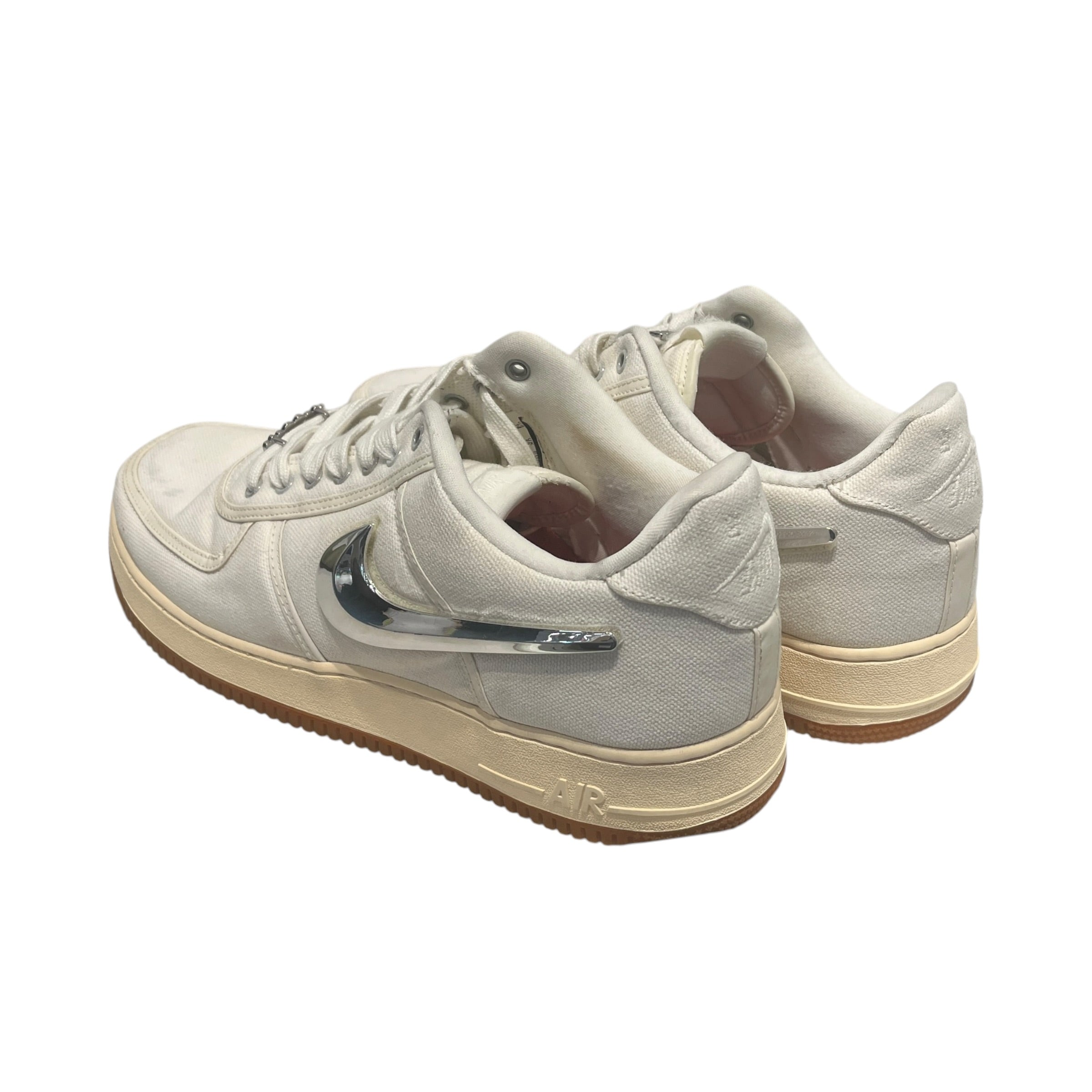 NIKE/Low-Sneakers/US 14/Cotton/WHT/TRAVIS SCOTT AF1 view 2