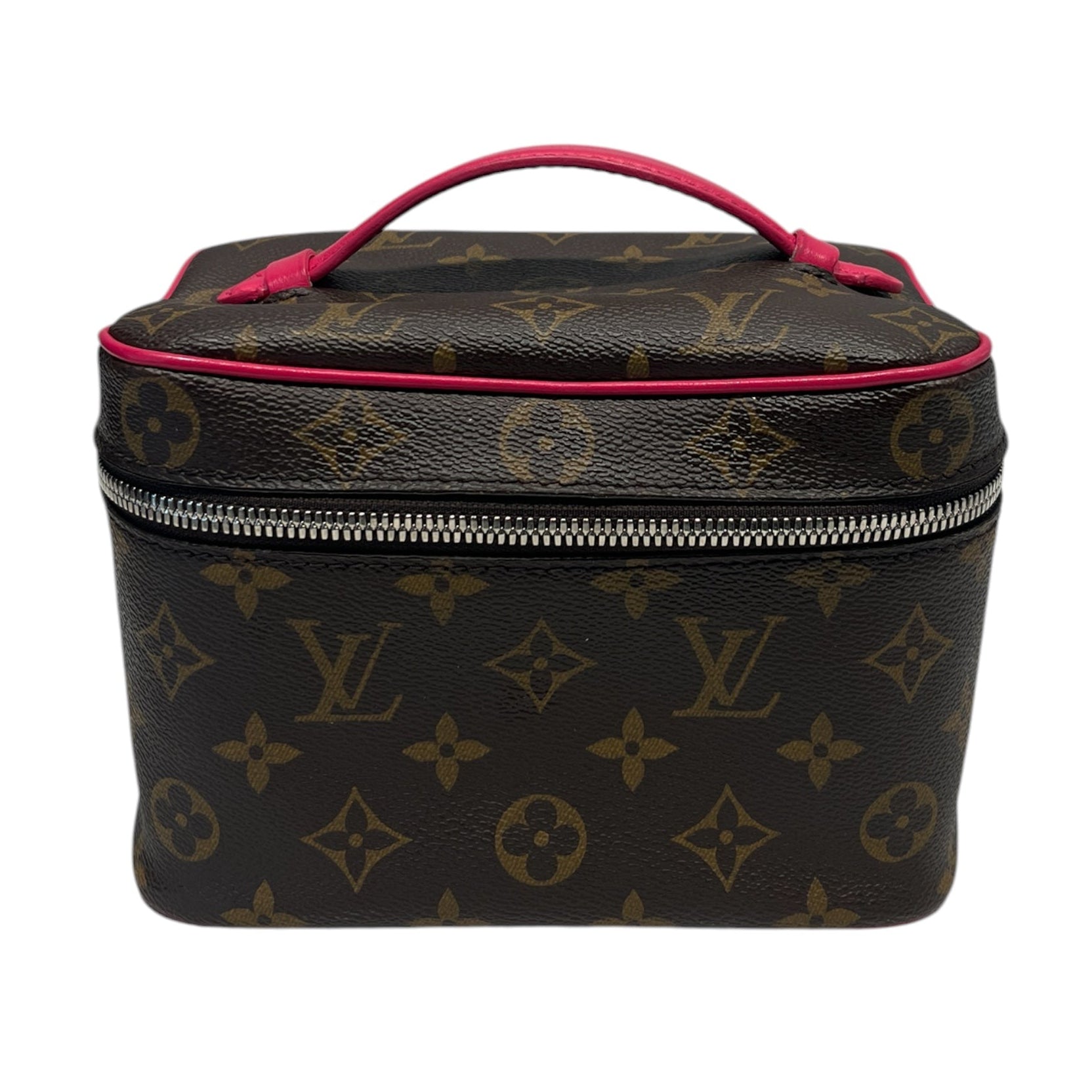 LOUIS VUITTON/Hand Bag/All Over Print/Leather/BRW/Vanity Pink view 1