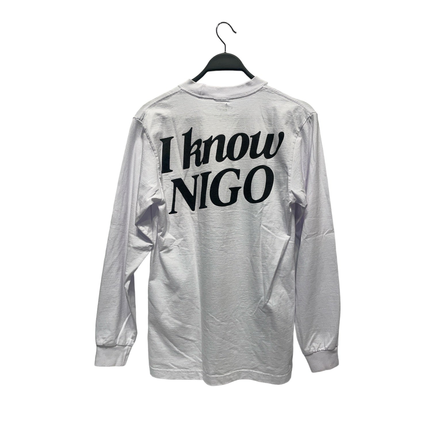 HUMAN MADE/LS T-Shirt/M/Cotton/WHT/Graphic/I Know Nigo Rap Life – 2nd  STREET USA