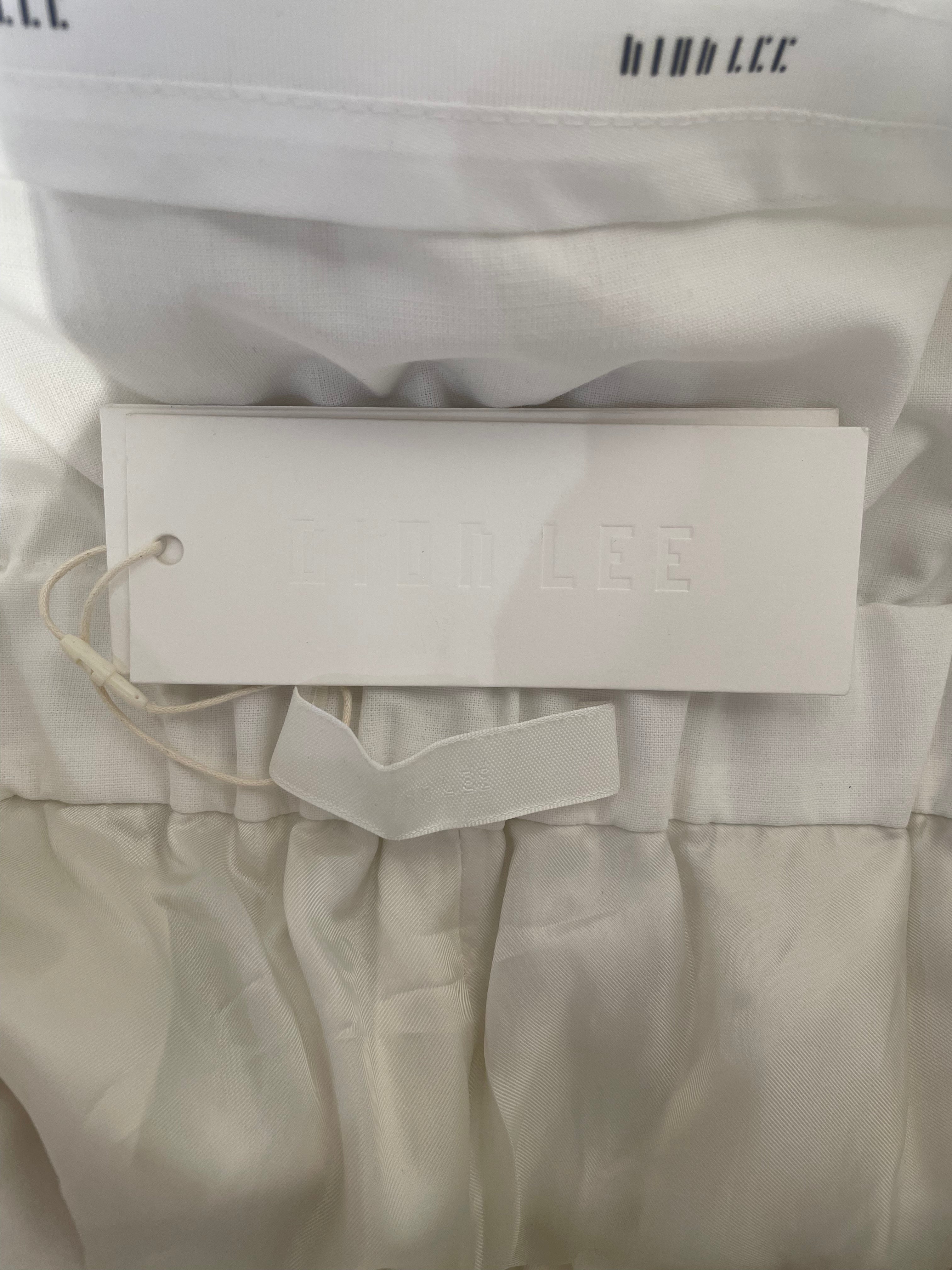 DION LEE/Jumpsuits/OS/Cotton/WHT/HIGH WAISTED / BELTED view 3