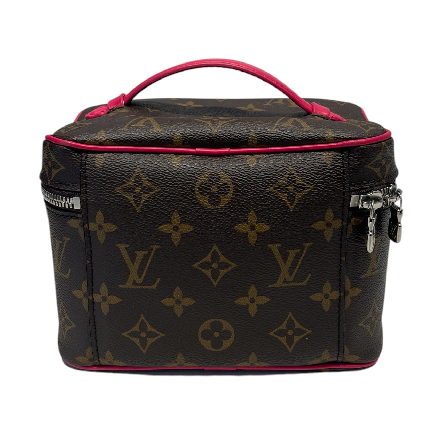 LOUIS VUITTON/Hand Bag/All Over Print/Leather/BRW/Vanity Pink view 2