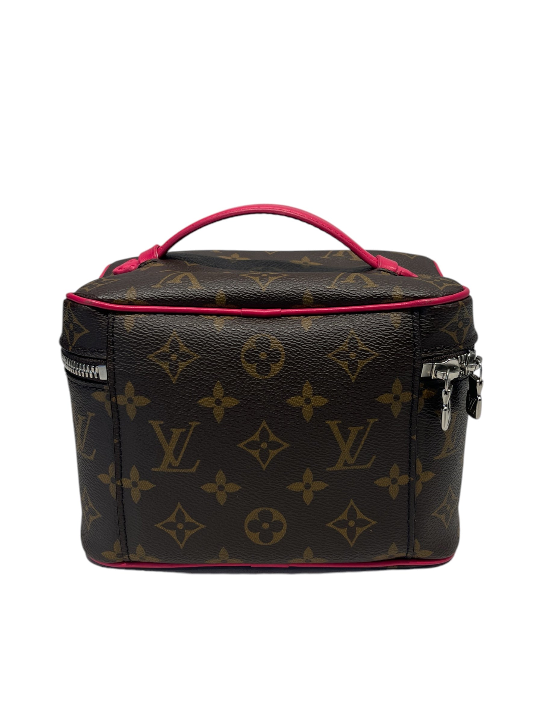 LOUIS VUITTON/Hand Bag/All Over Print/Leather/BRW/Vanity Pink view 2