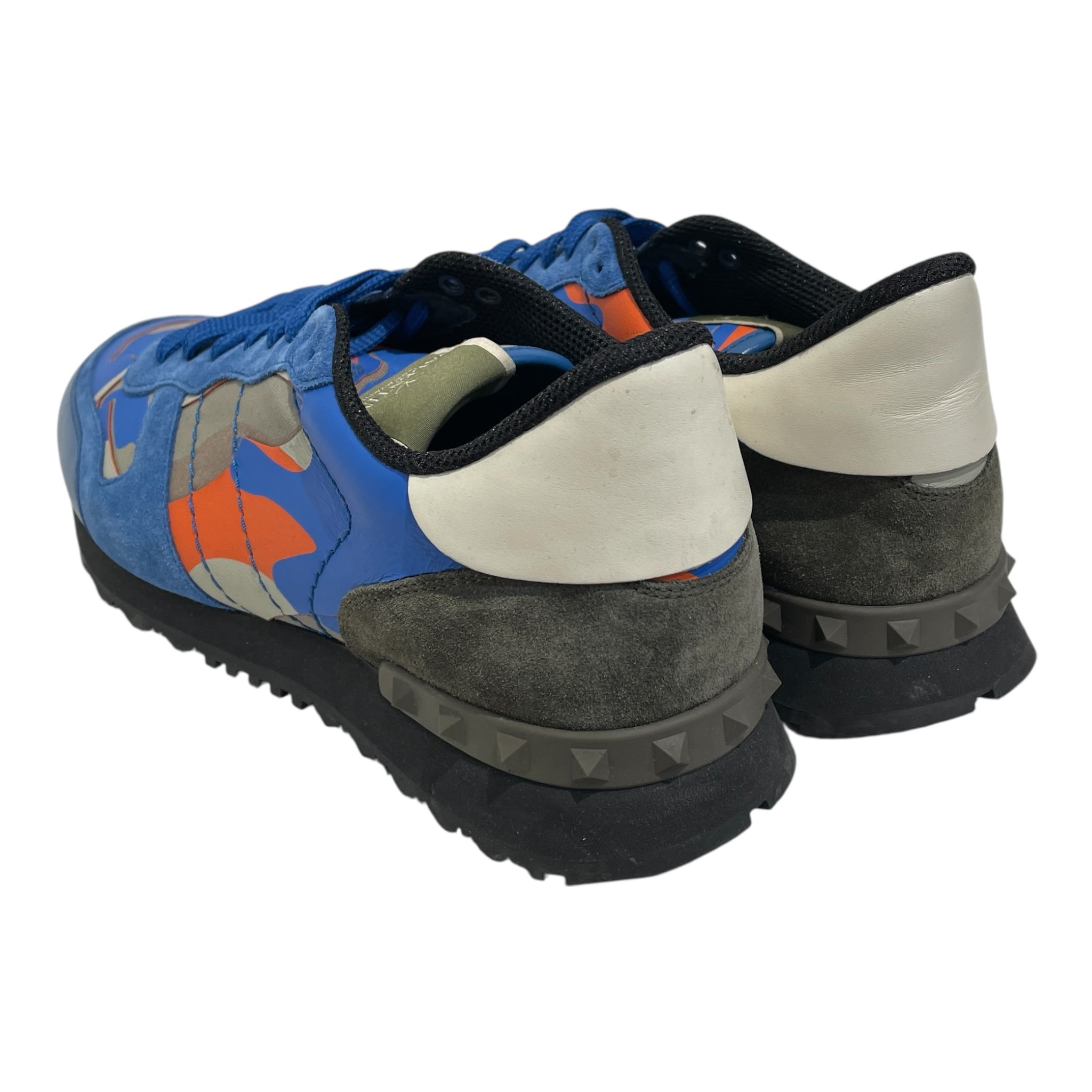 VALENTINO/Low-Sneakers/EU 42.5/Camouflage/Cotton/BLU/ view 2