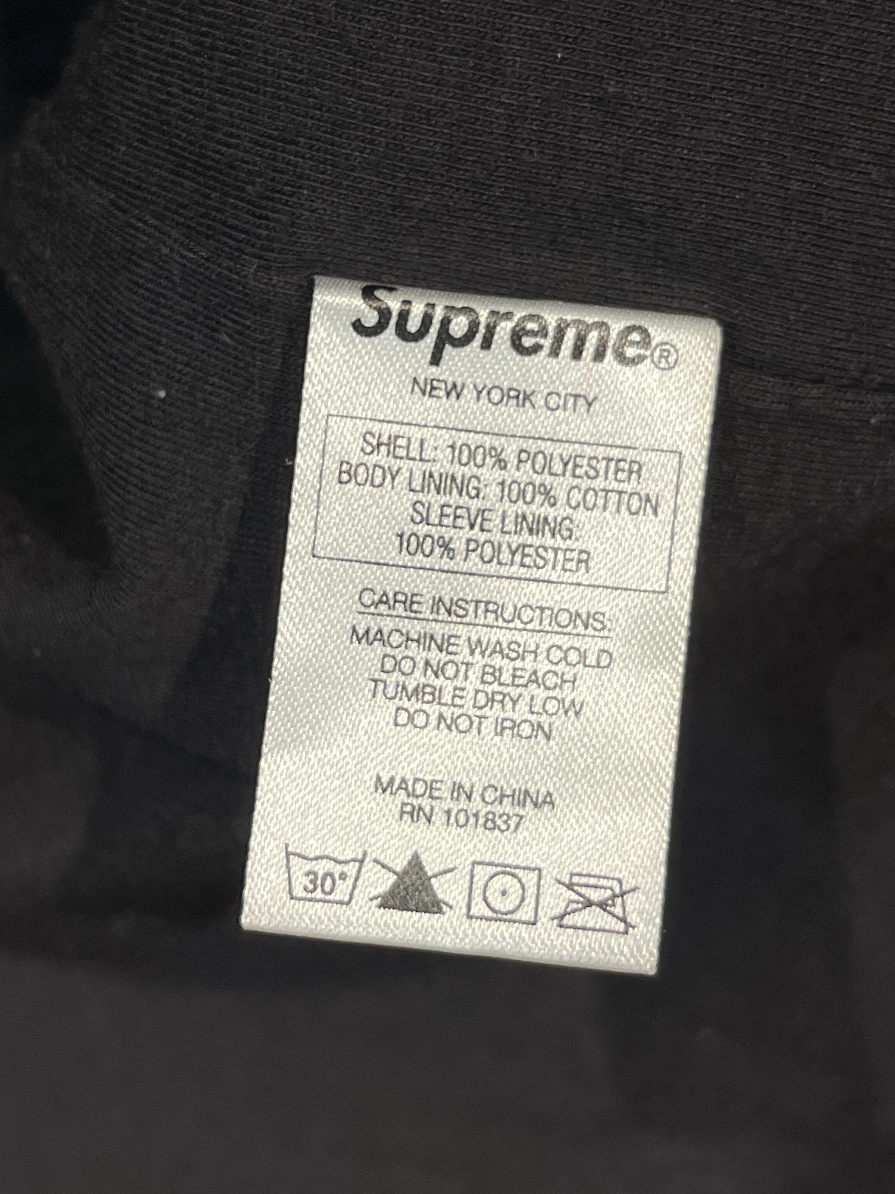 Supreme/Jacket/M/Polyester/BLK/Graphic/RN101837 slayer coach jkt view 4