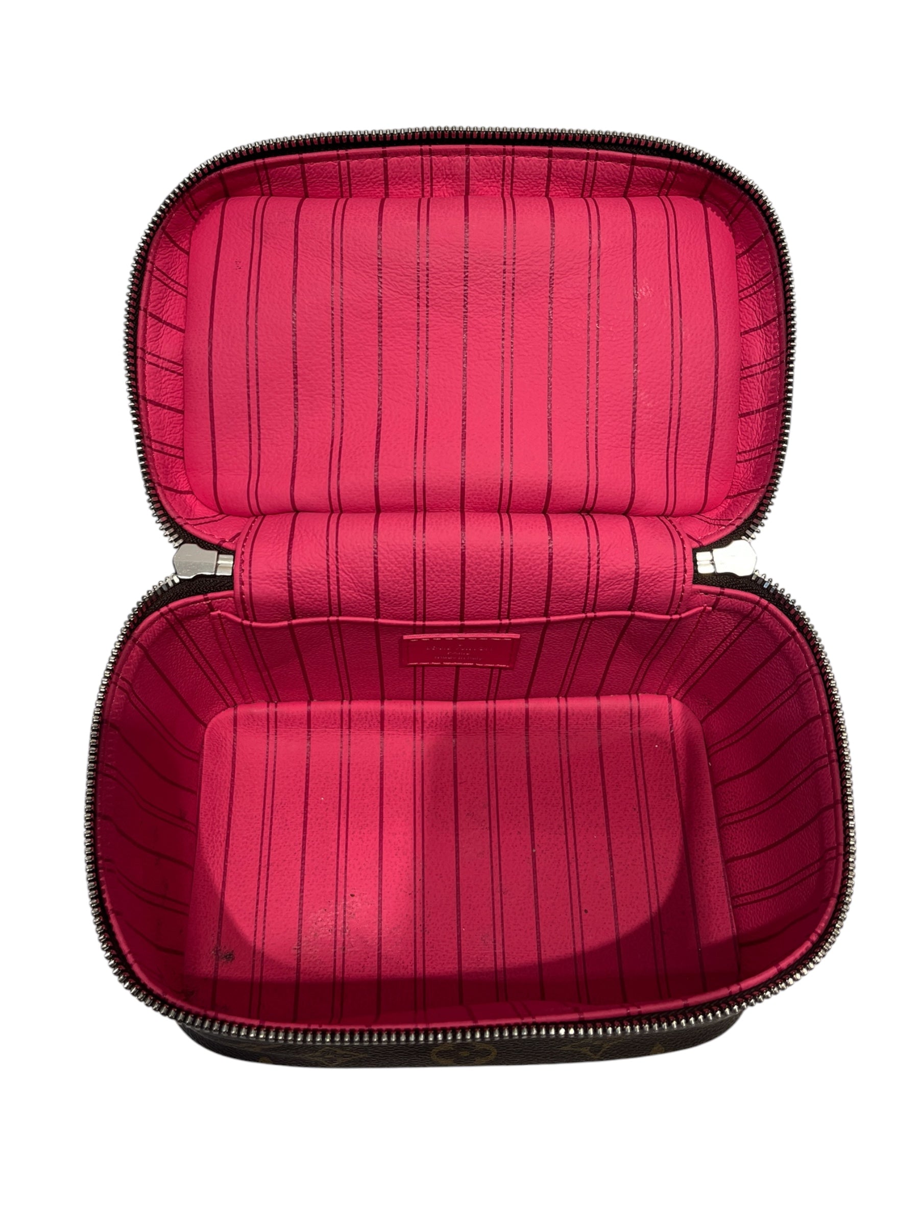 LOUIS VUITTON/Hand Bag/All Over Print/Leather/BRW/Vanity Pink view 5