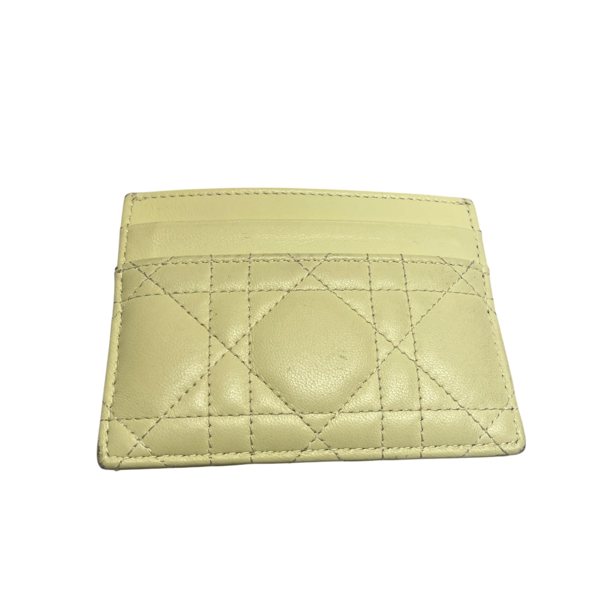 Christian Dior/Coin Wallet/Leather/IVR/L's/ view 2