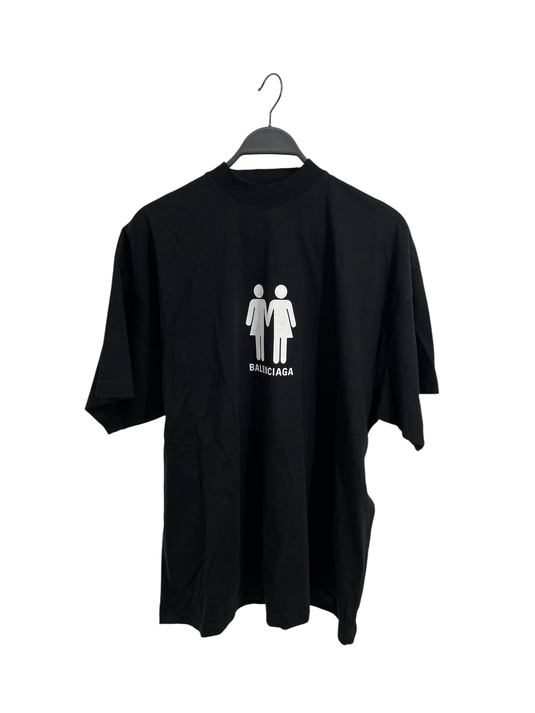 BALENCIAGA/T-Shirt/2/Cotton/BLK/2022 BOY/GIRL PRIDE view 1