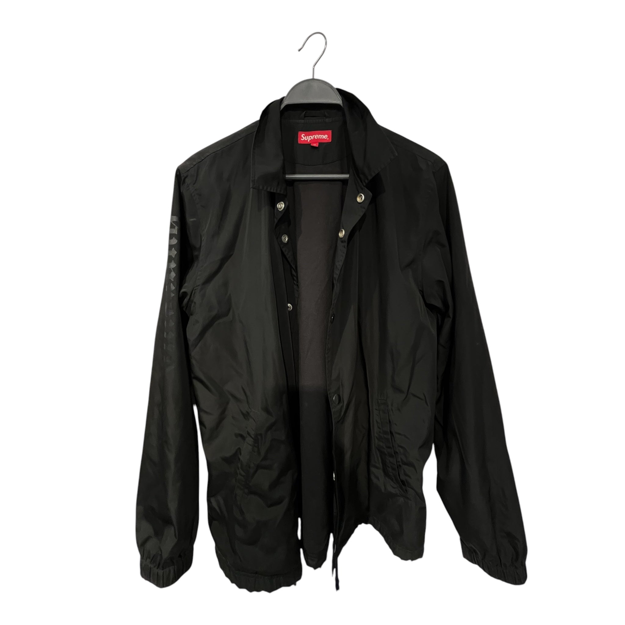 Supreme/Jacket/M/Polyester/BLK/Graphic/RN101837 slayer coach jkt view 1