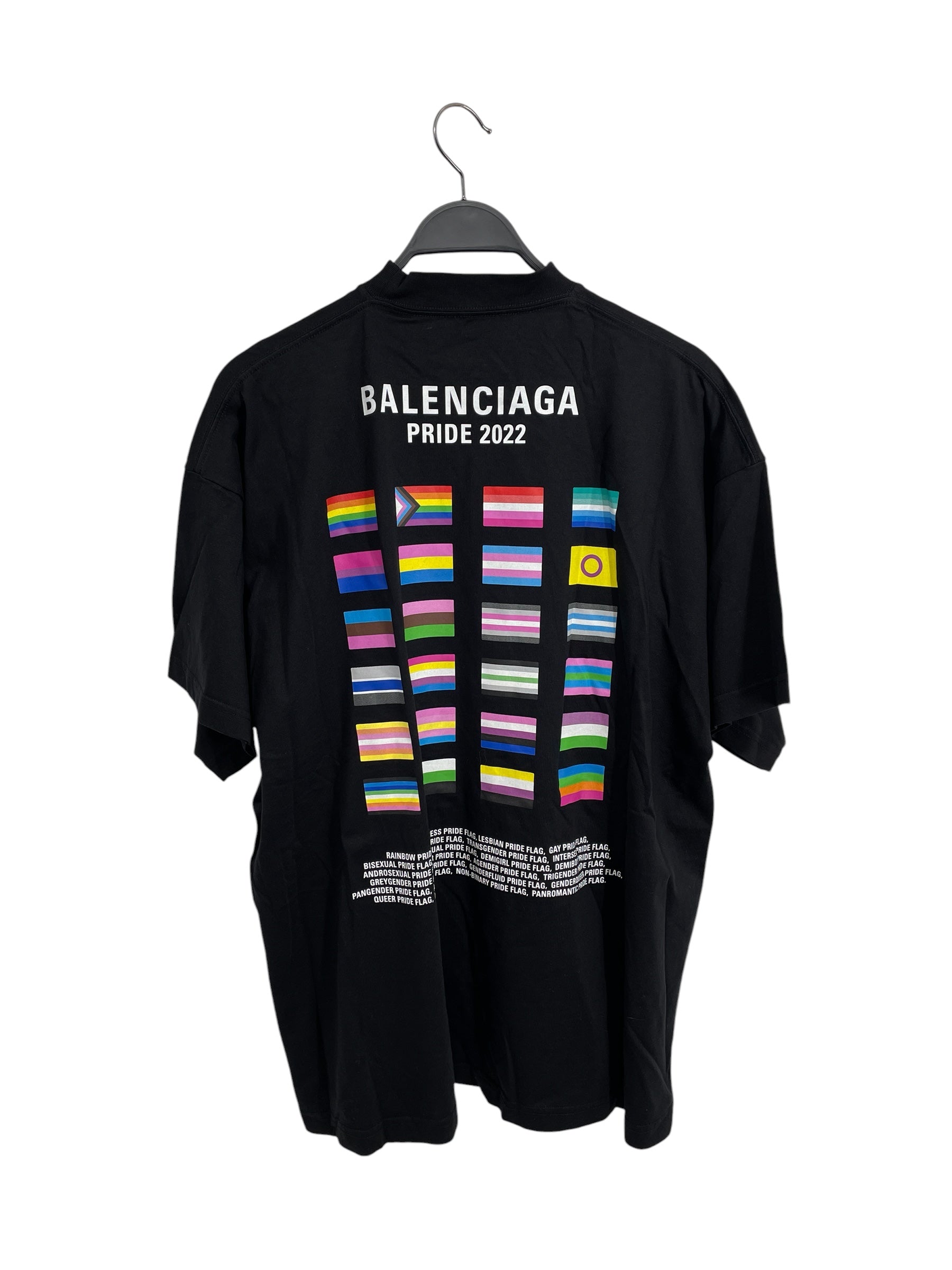 BALENCIAGA/T-Shirt/2/Cotton/BLK/2022 BOY/GIRL PRIDE view 2