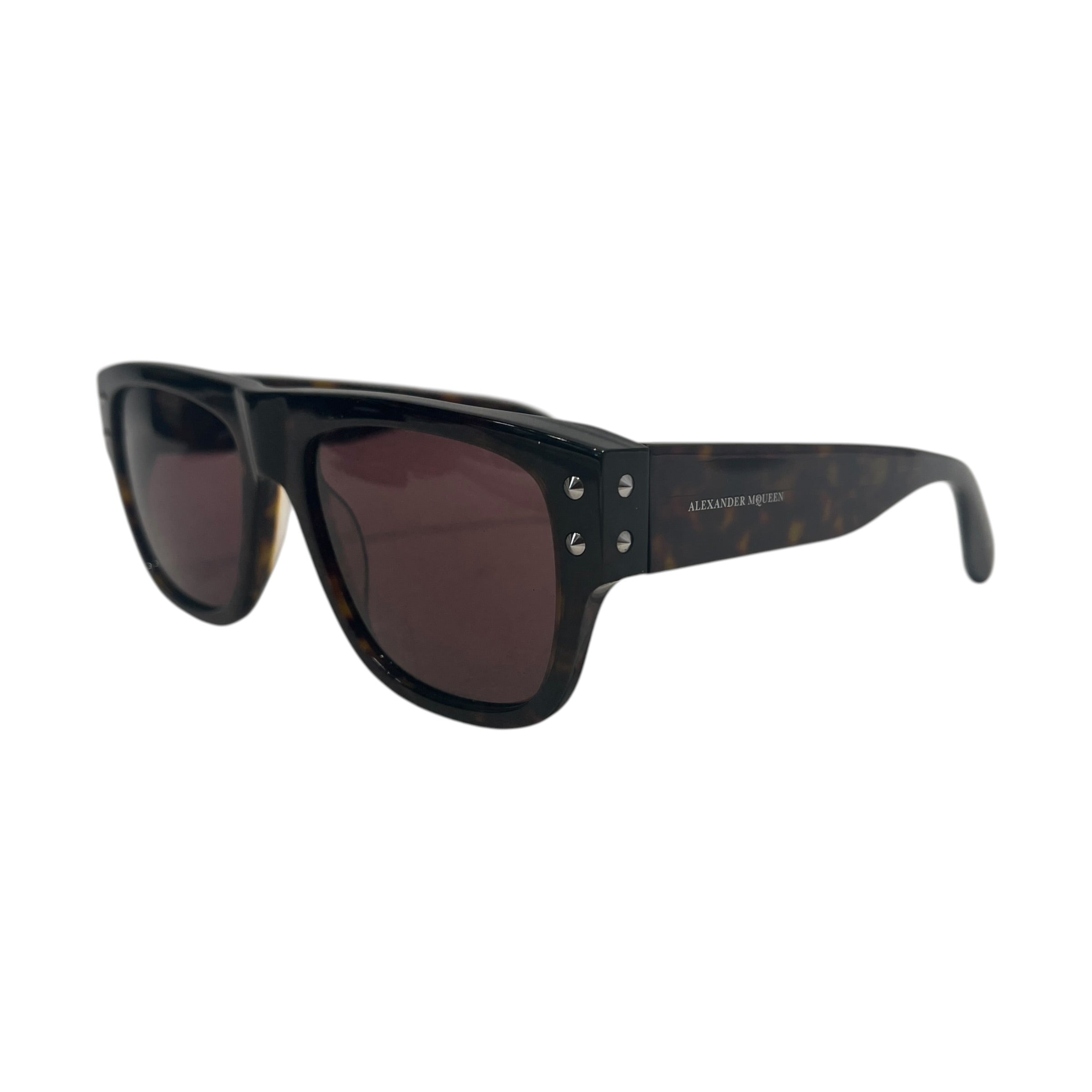 Alexander McQueen/Sunglasses/Tortoiseshell Pattern/BRW/M's/AM0069S view 2