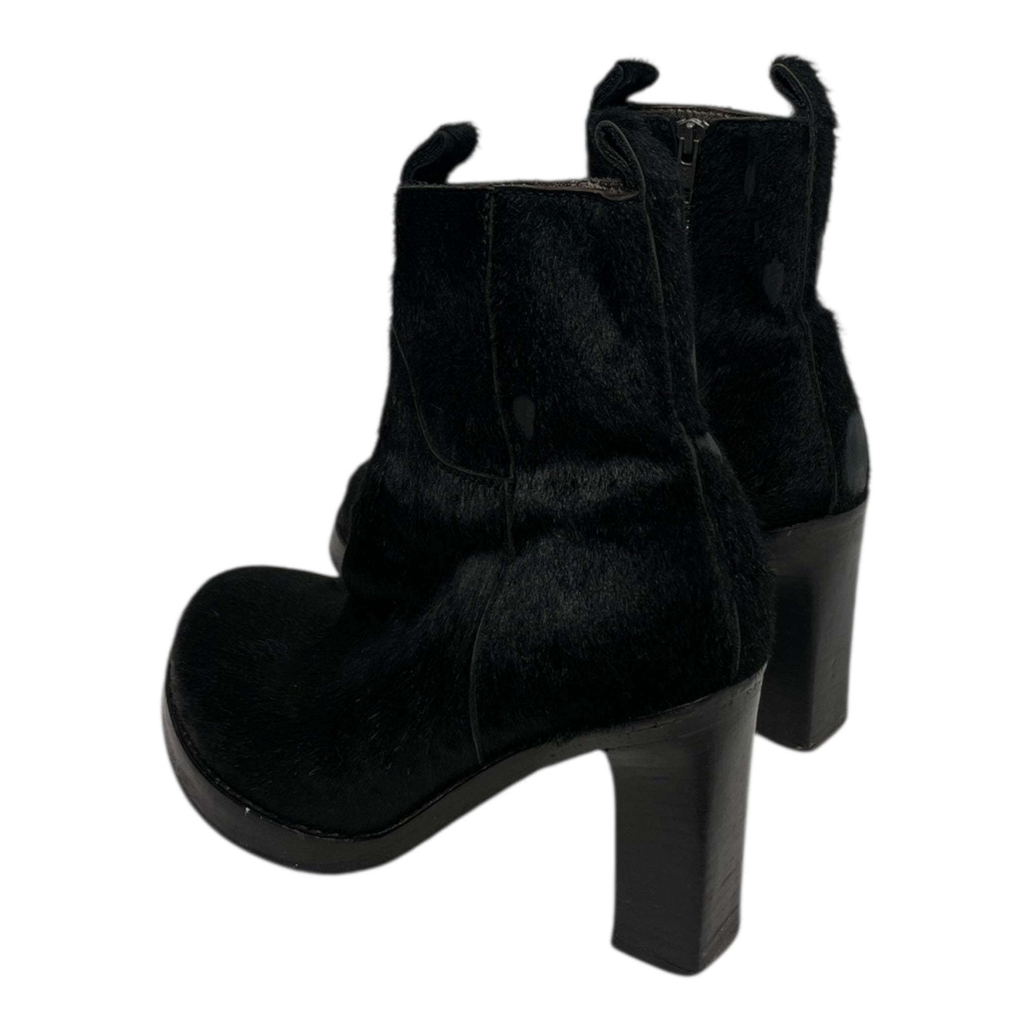 ANN DEMEULEMEESTER/Boots/US 6.5/Fur/BLK/Made in Italy view 2