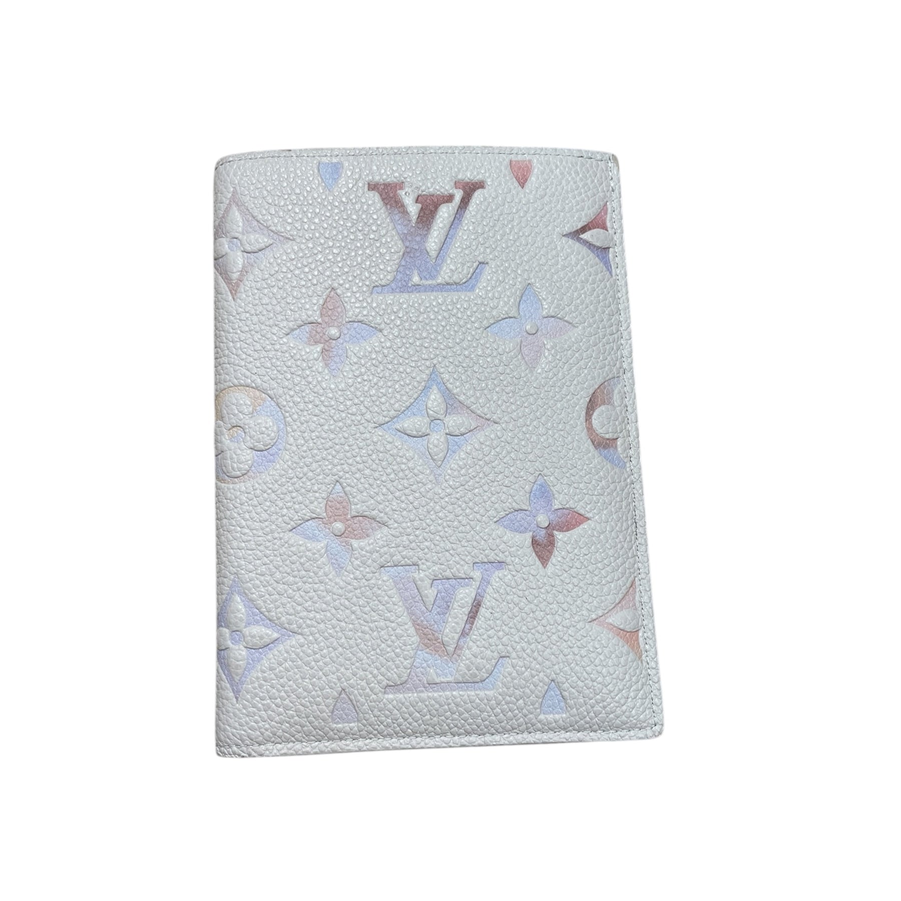 LOUIS VUITTON/Bifold Wallet/Monogram/Leather/WHT/L's/