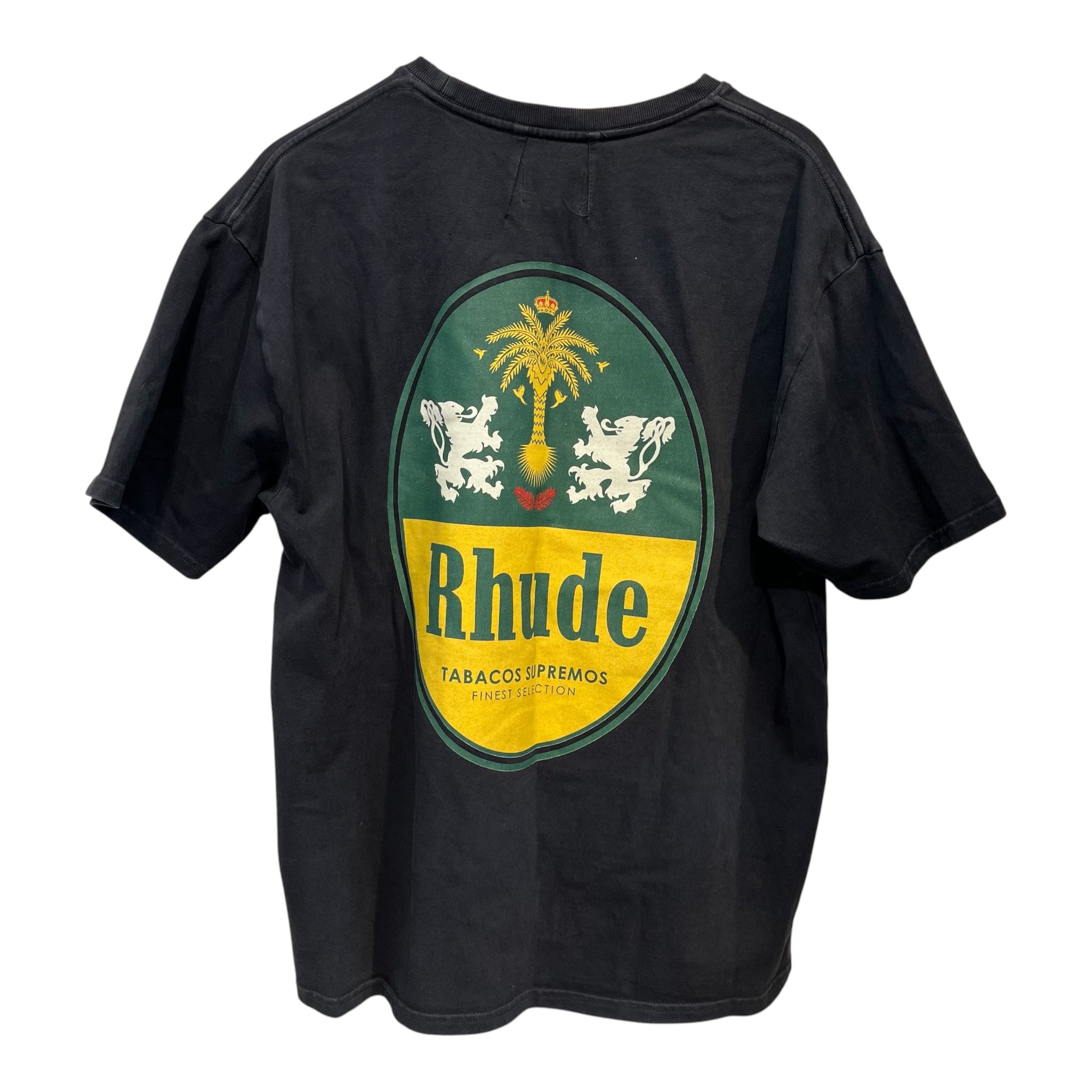 RHUDE/T-Shirt/M/Cotton/BLK/RHUDE TABACO TEE view 2