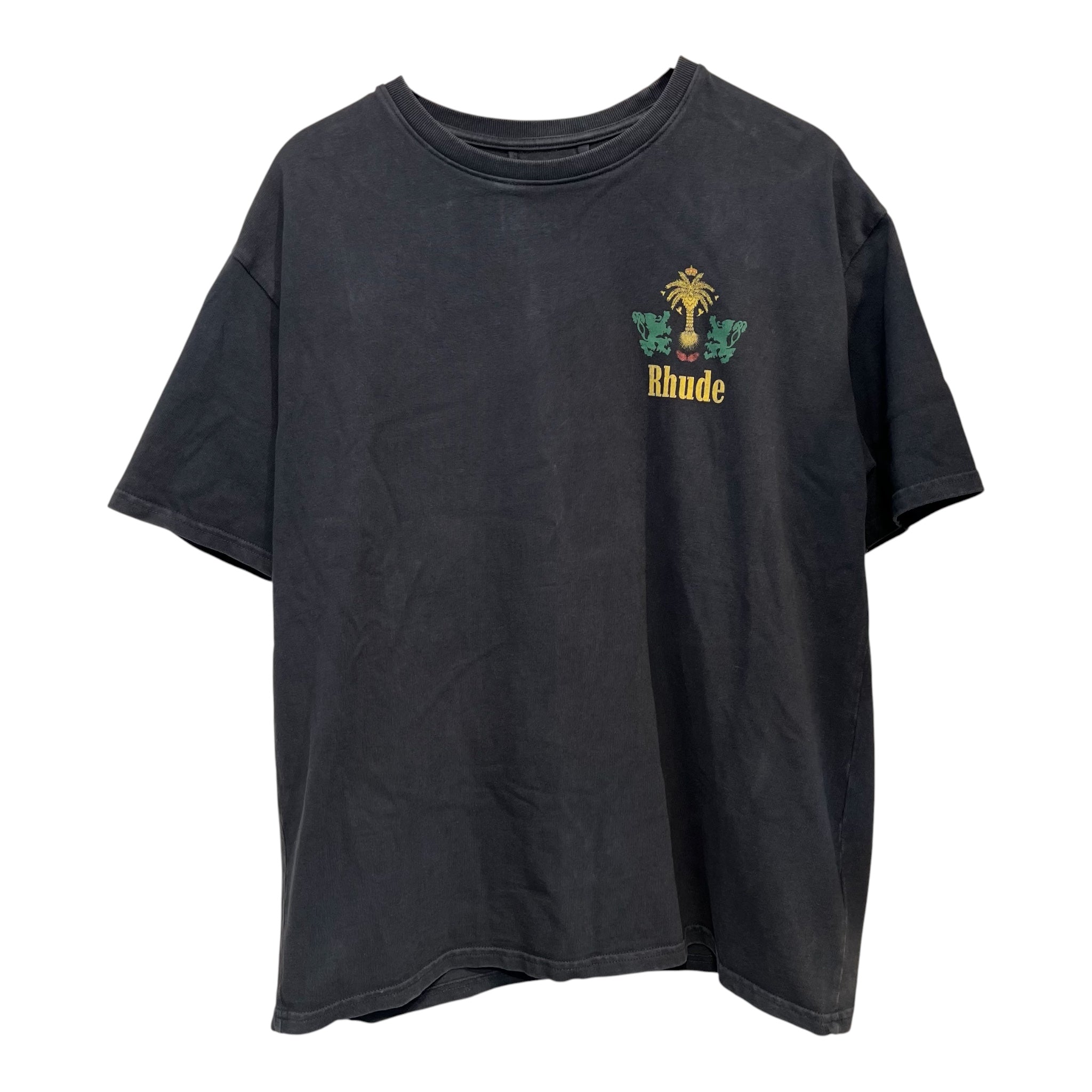 RHUDE/T-Shirt/M/Cotton/BLK/RHUDE TABACO TEE view 1